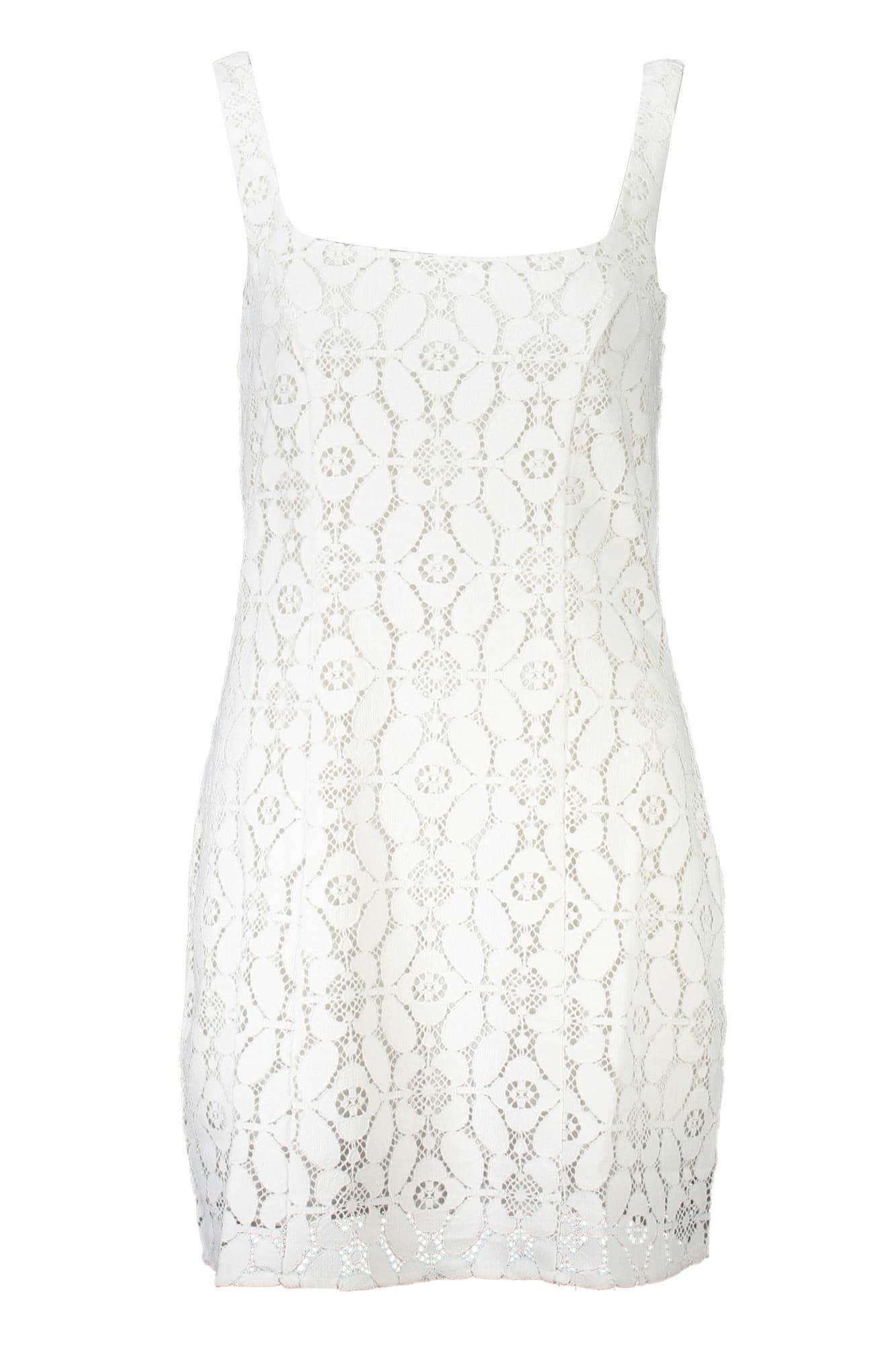 Desigual mujer corto vestido blanco