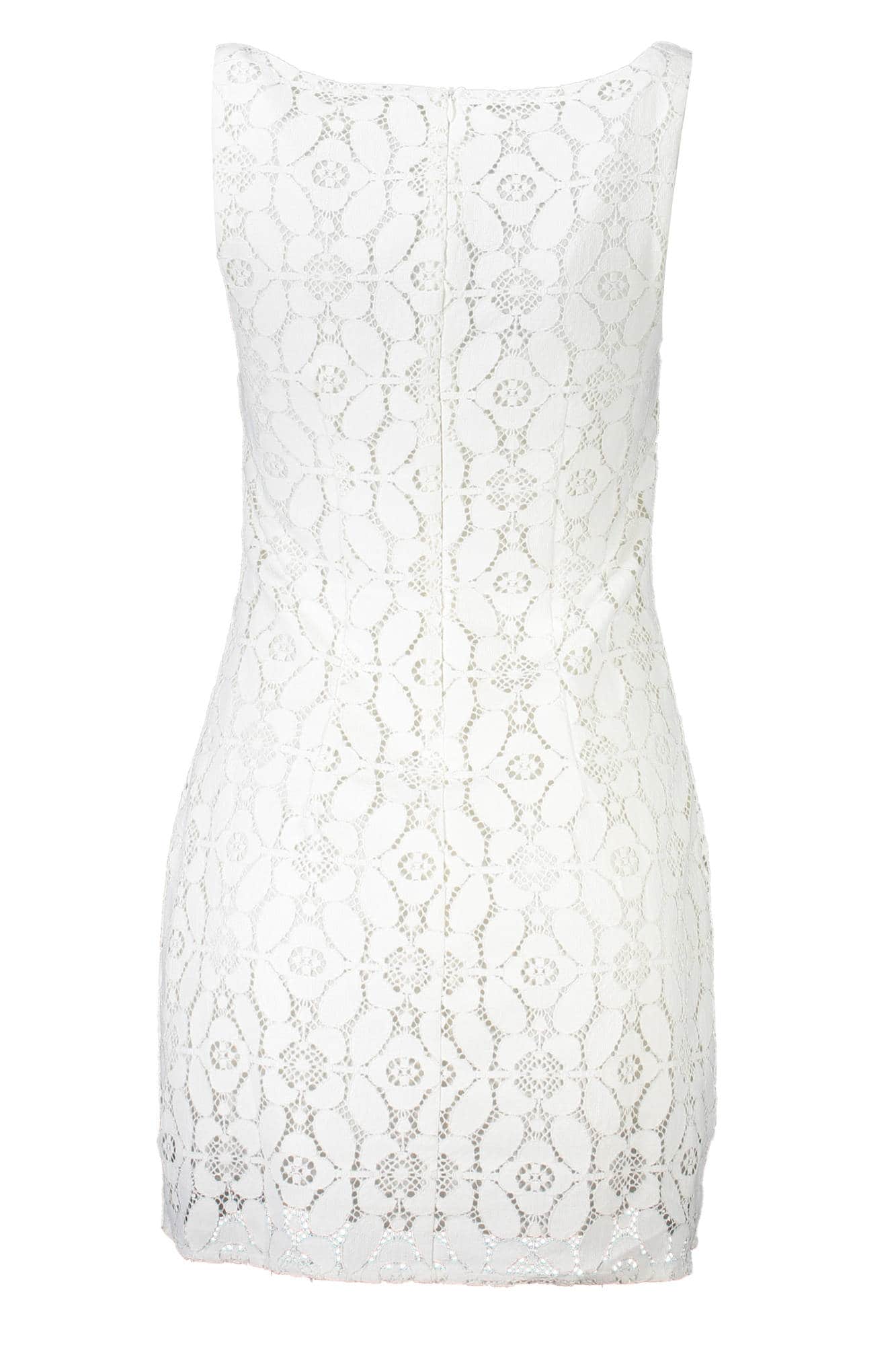 Desigual mujer corto vestido blanco