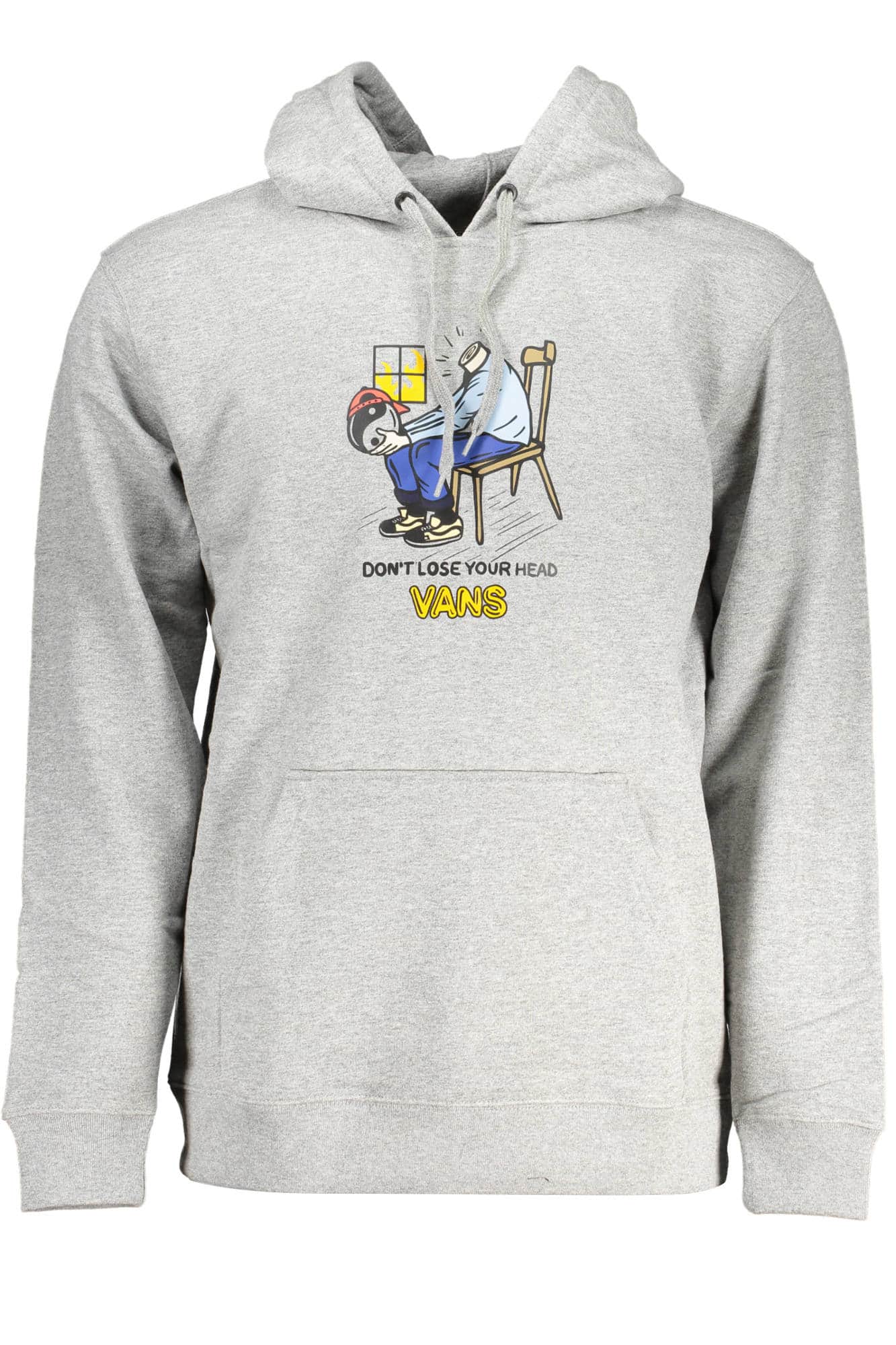 Vans sudadera sin cremallera gris hombre