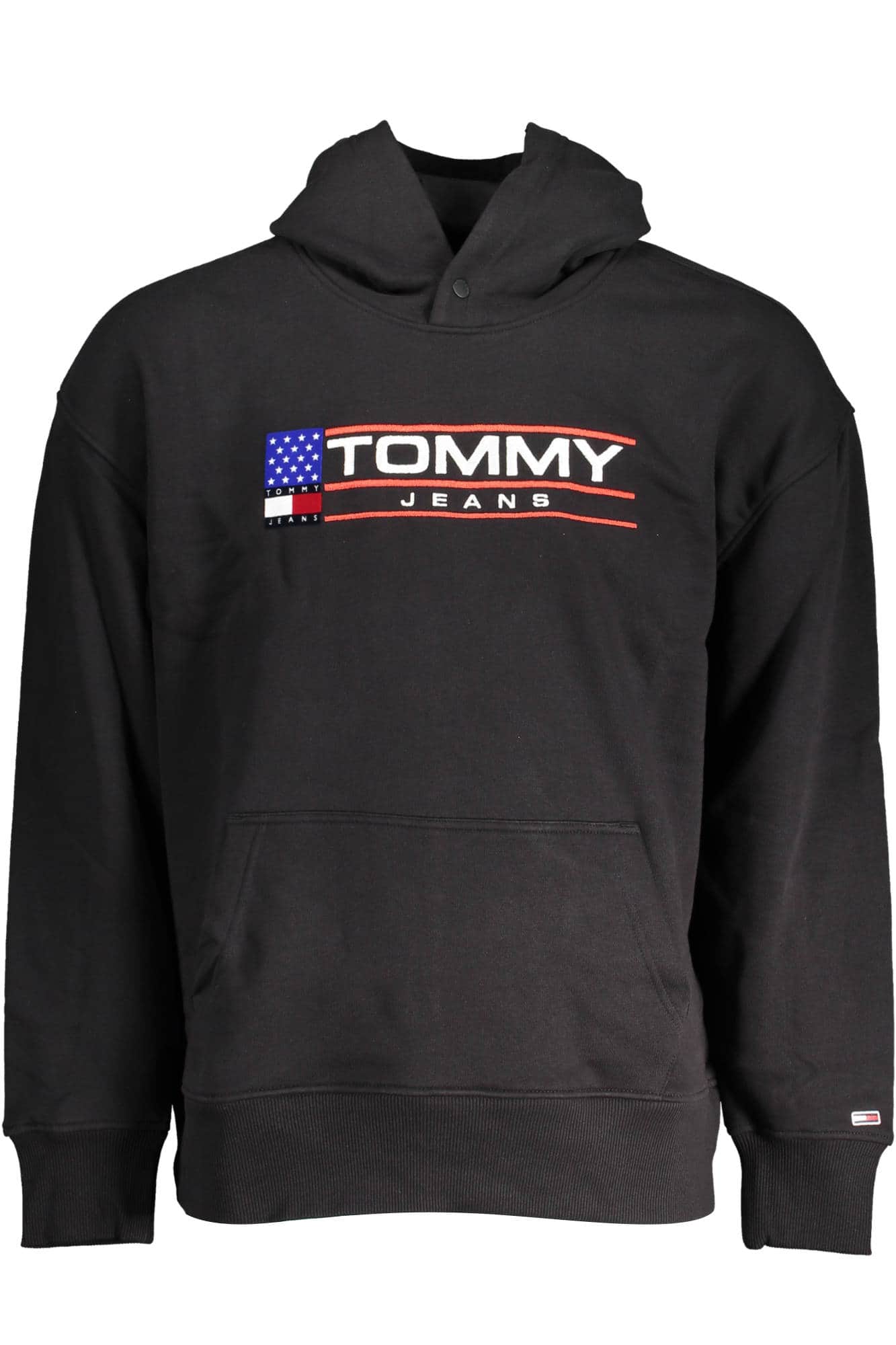 Tommy Hilfiger sudadera sin cremallera negro hombre