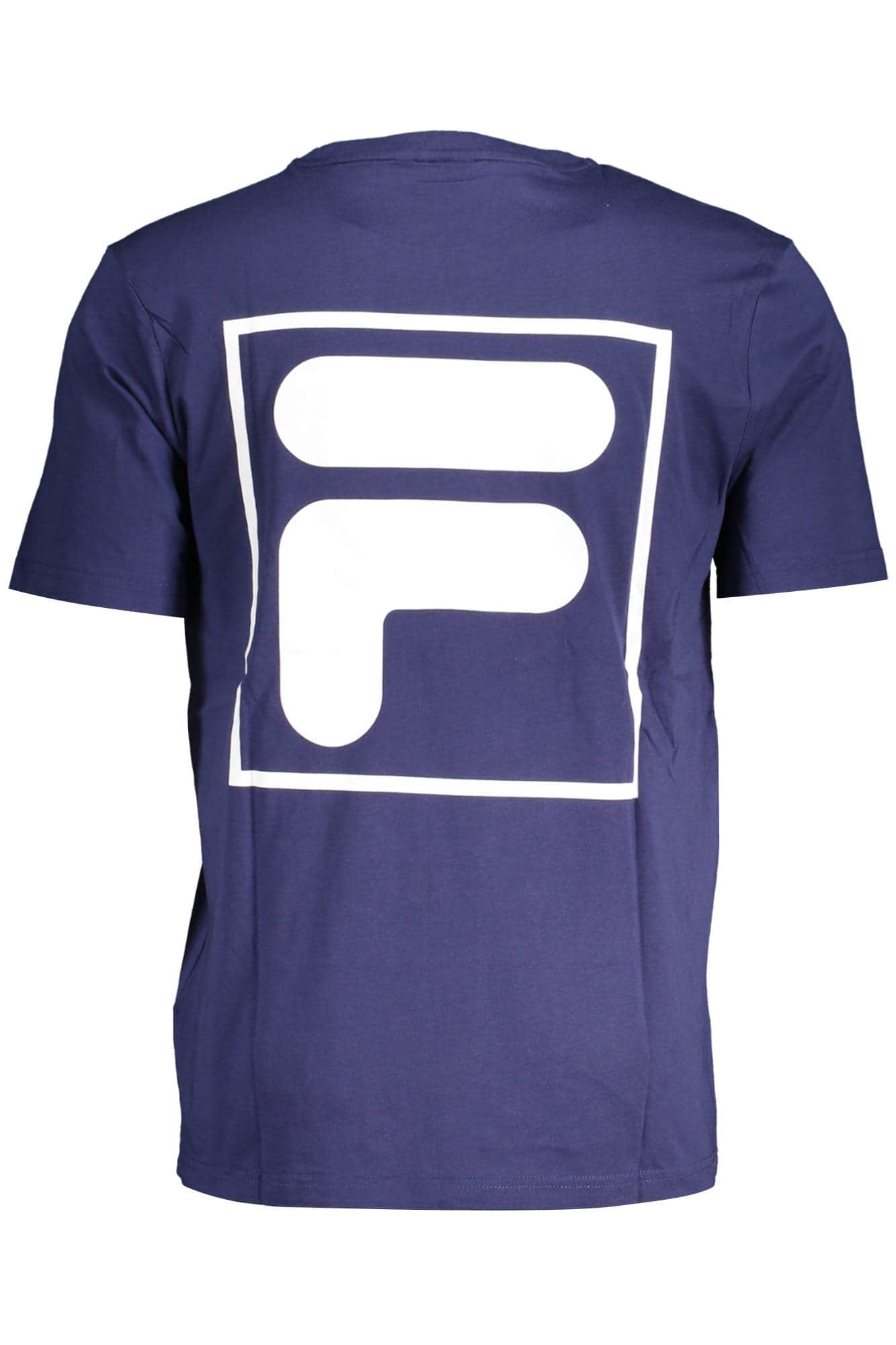 Fila azul hombre manga corta t-camisa