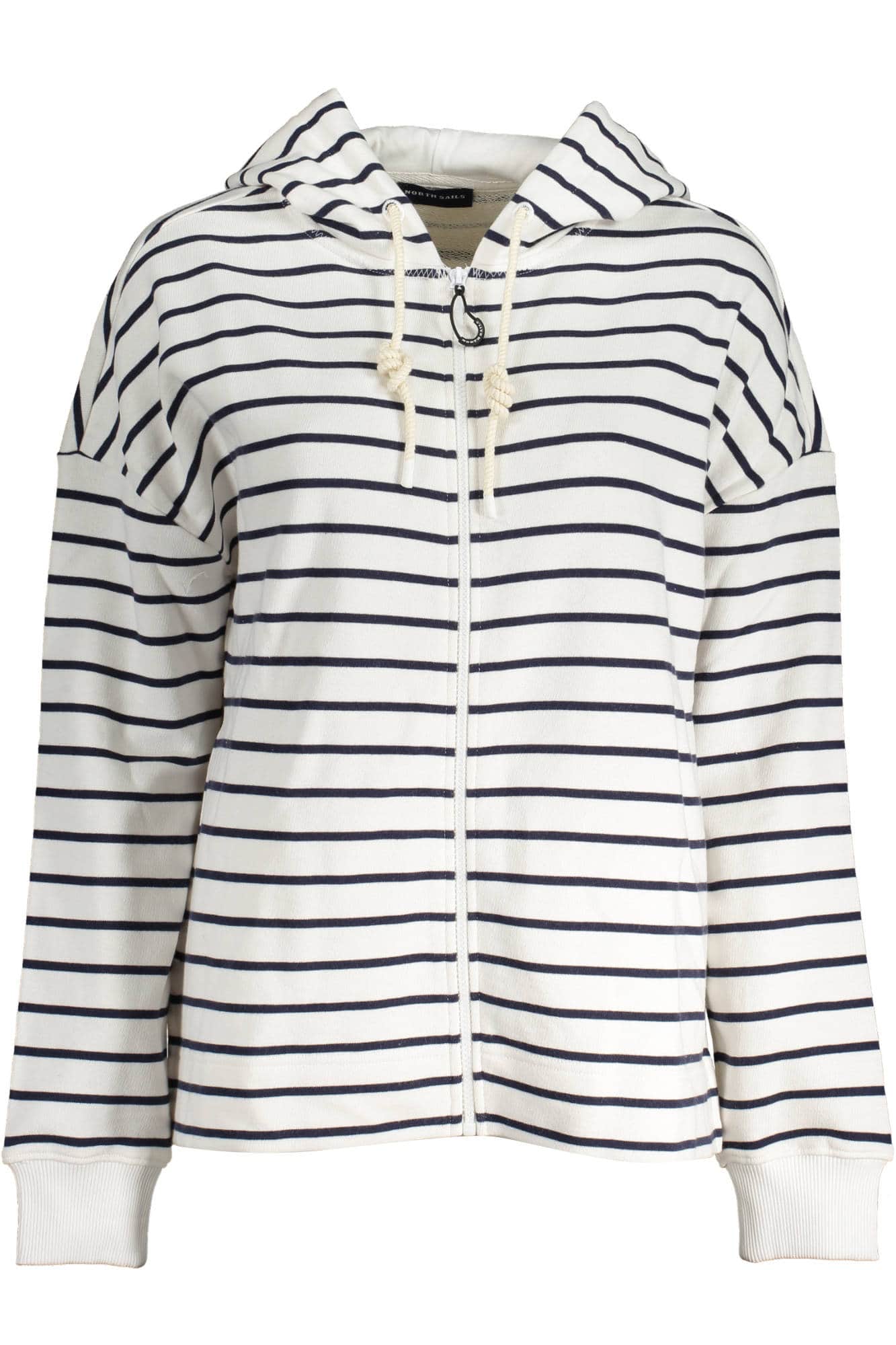 North Sails mujer blanco con cremallera sudadera