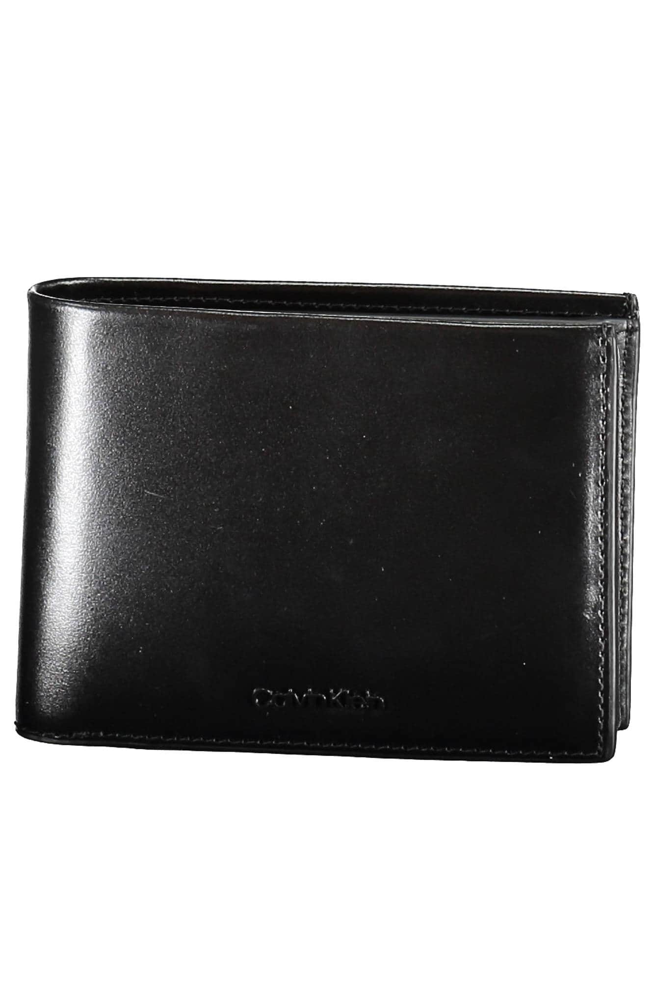 Calvin Klein negro hombre cartera