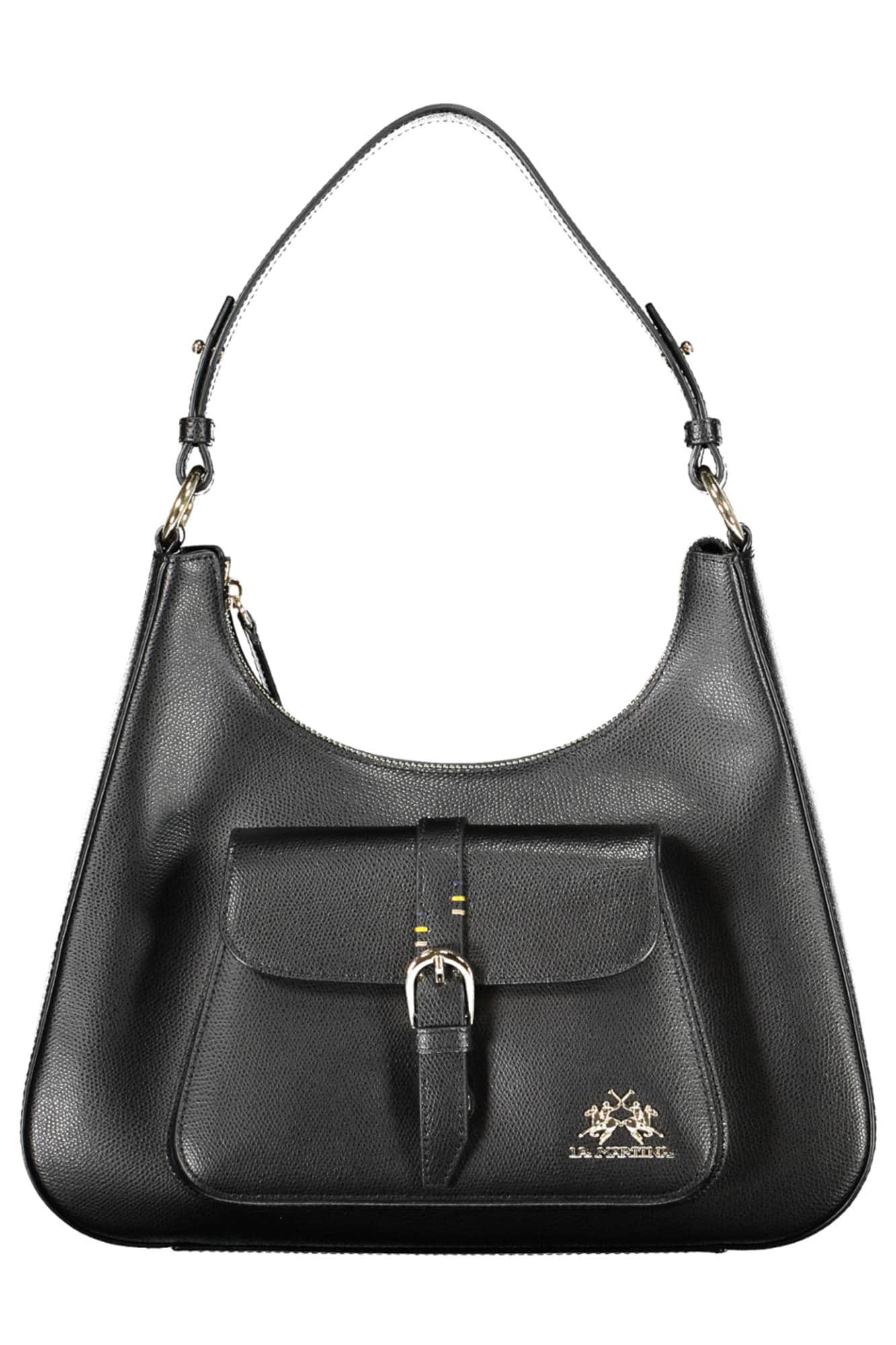 La Martina negro mujer bolso