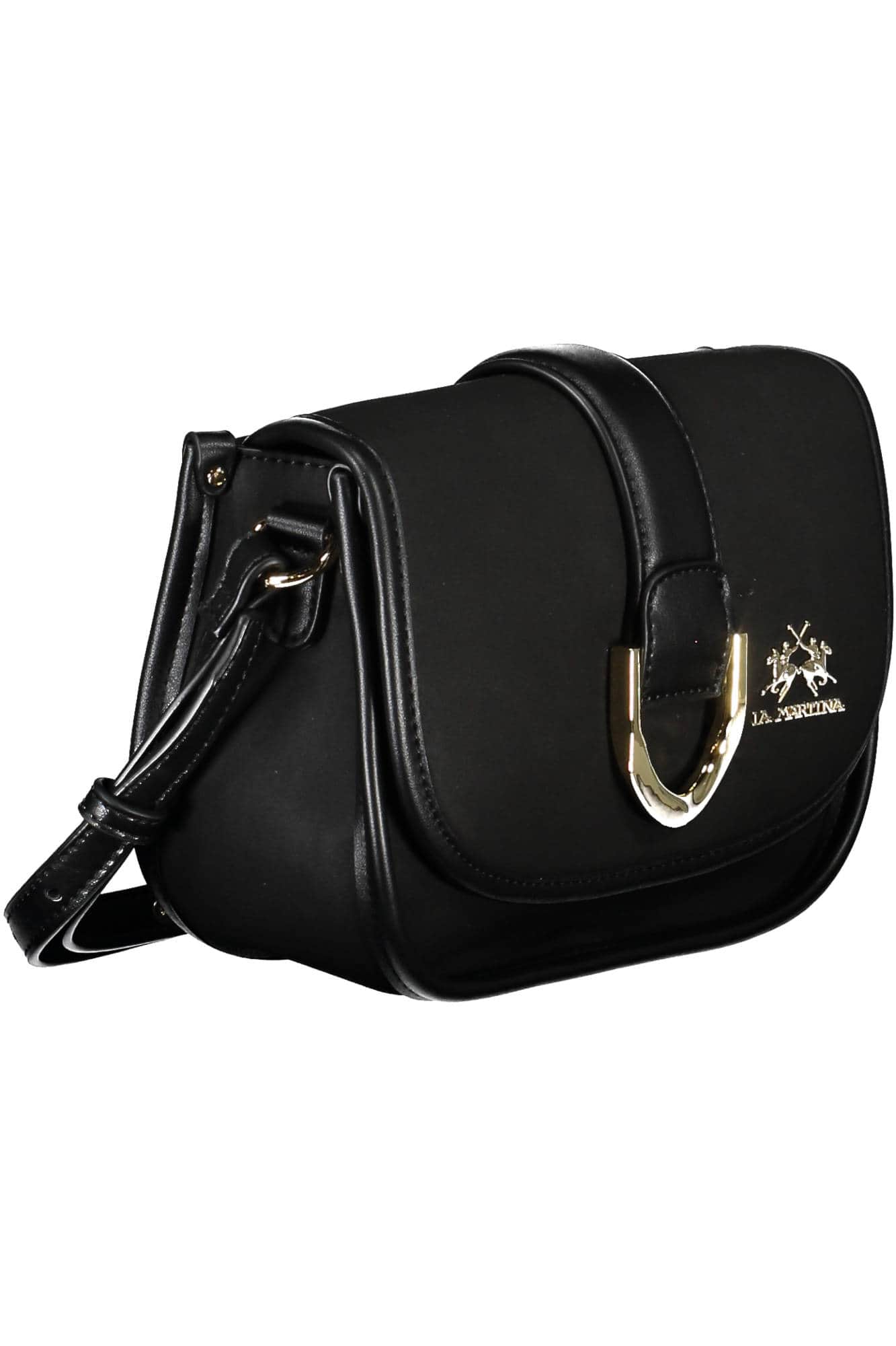 La Martina negro mujer bolso