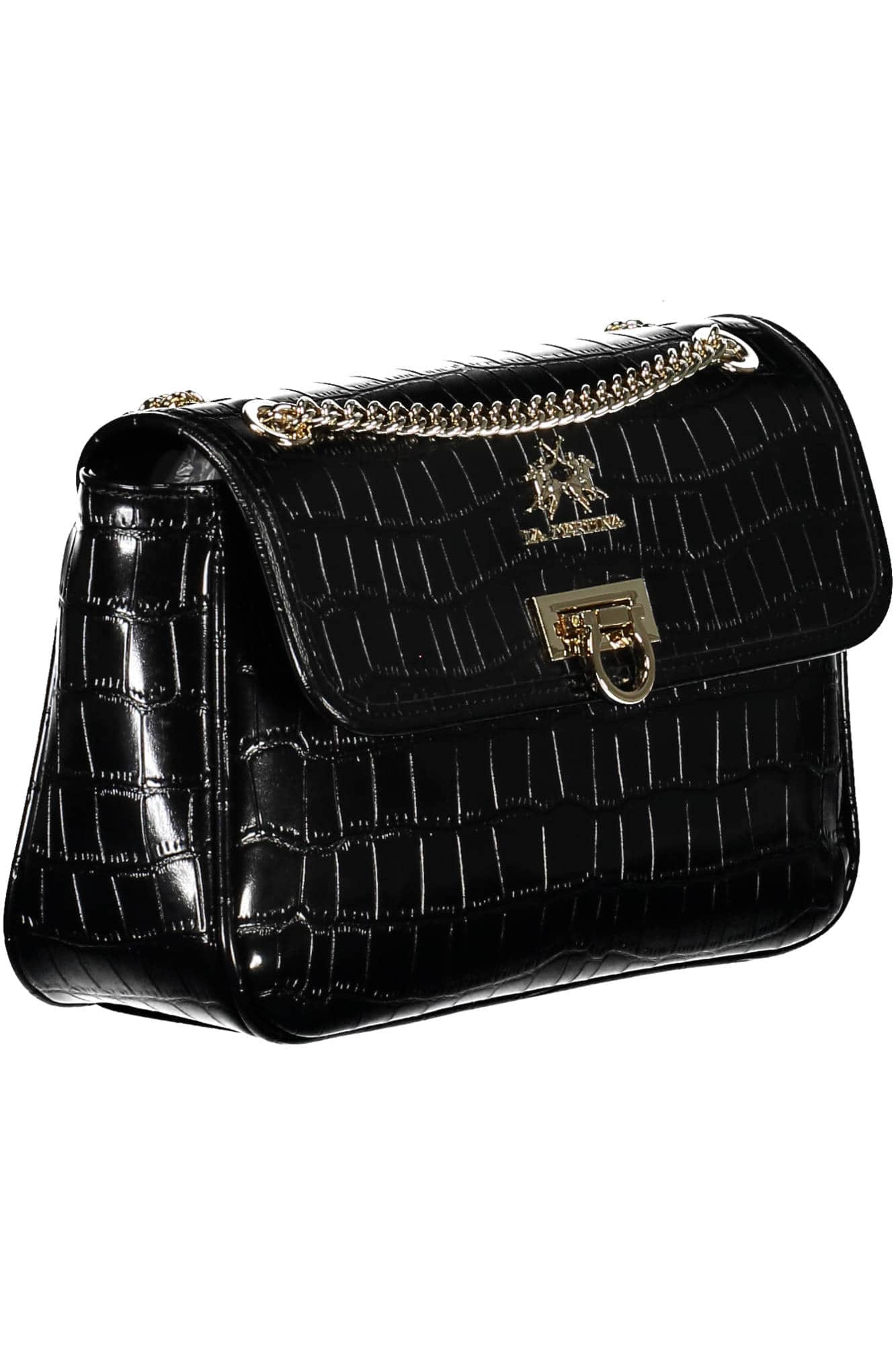 La Martina negro mujer bolso