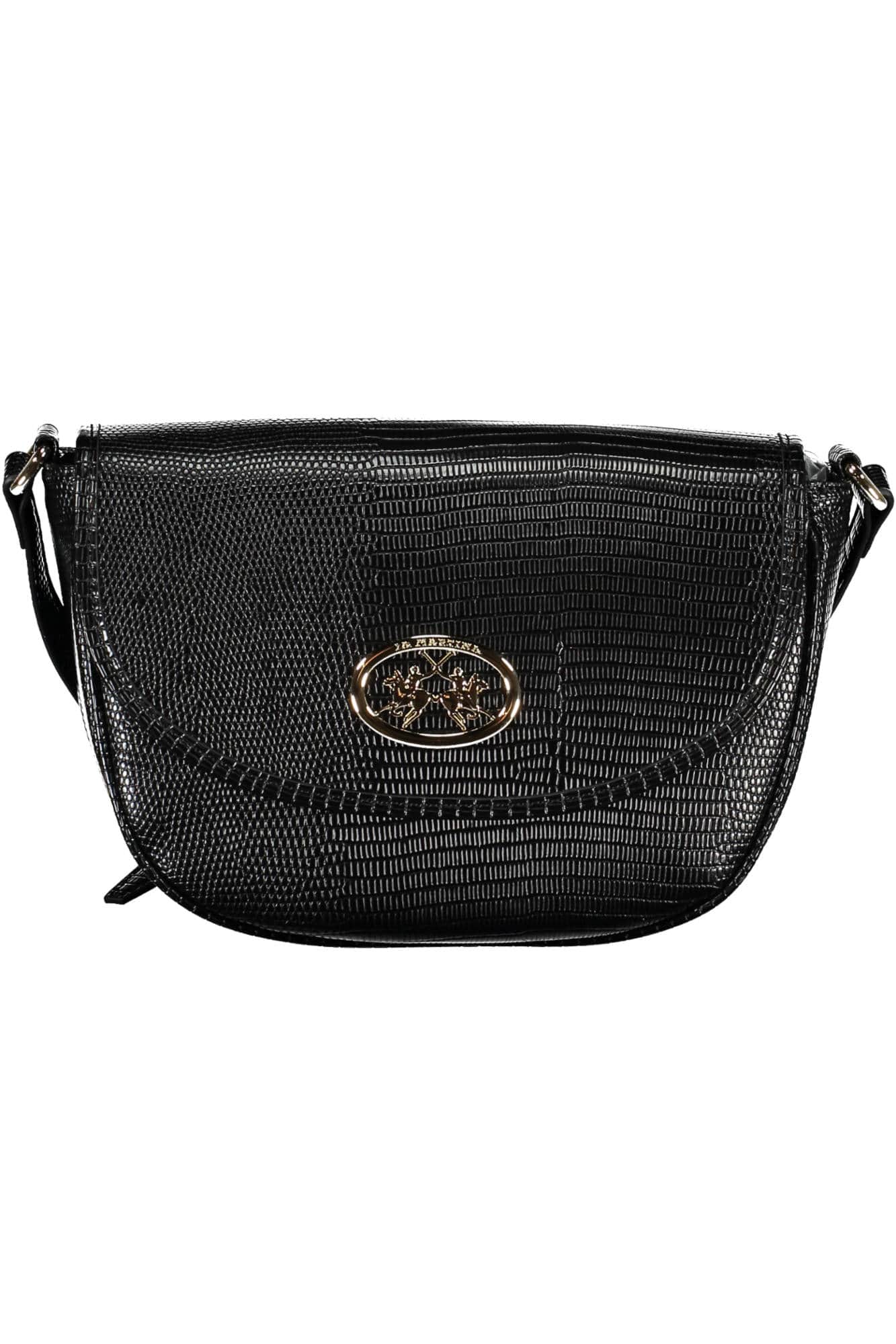 La Martina negro mujer bolso