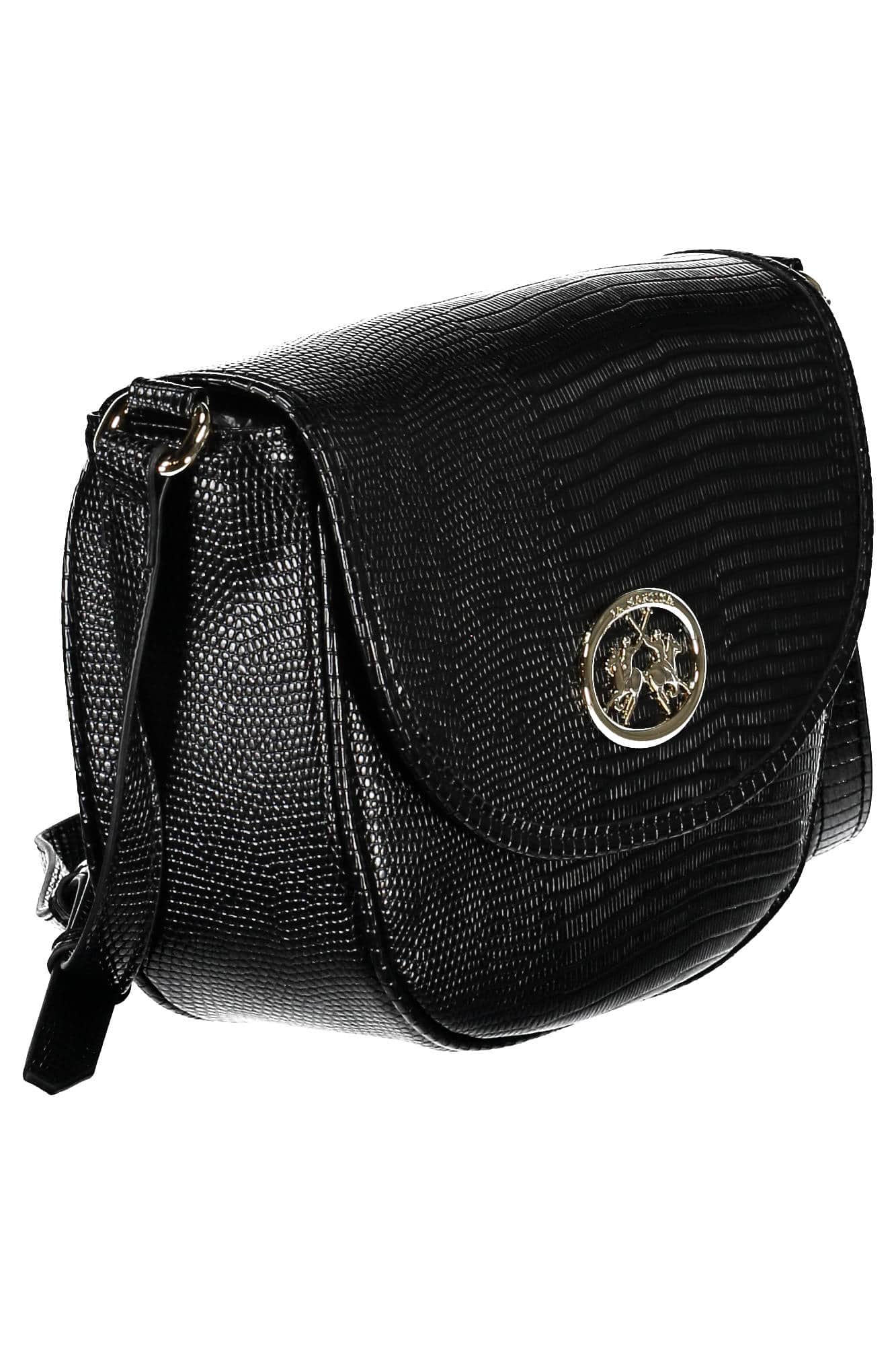 La Martina negro mujer bolso