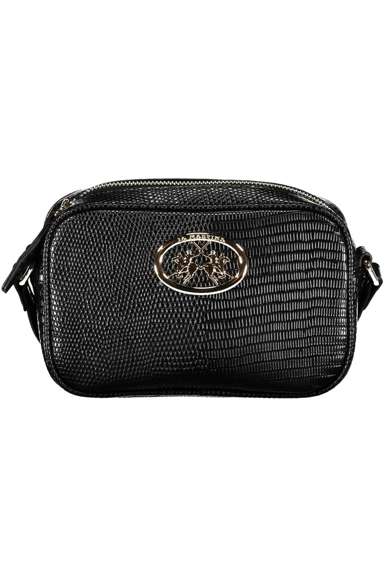 La Martina negro mujer bolso
