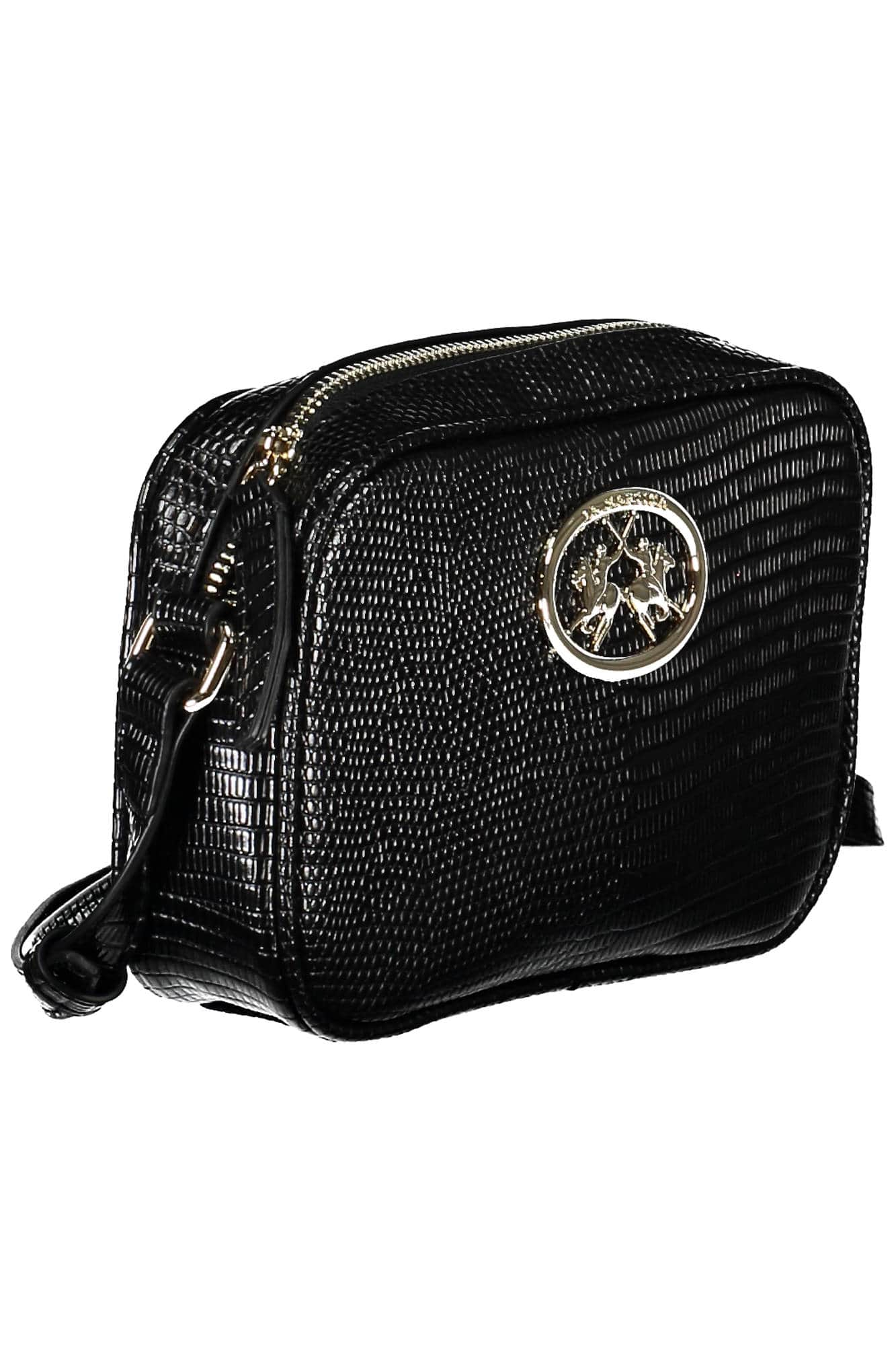 La Martina negro mujer bolso