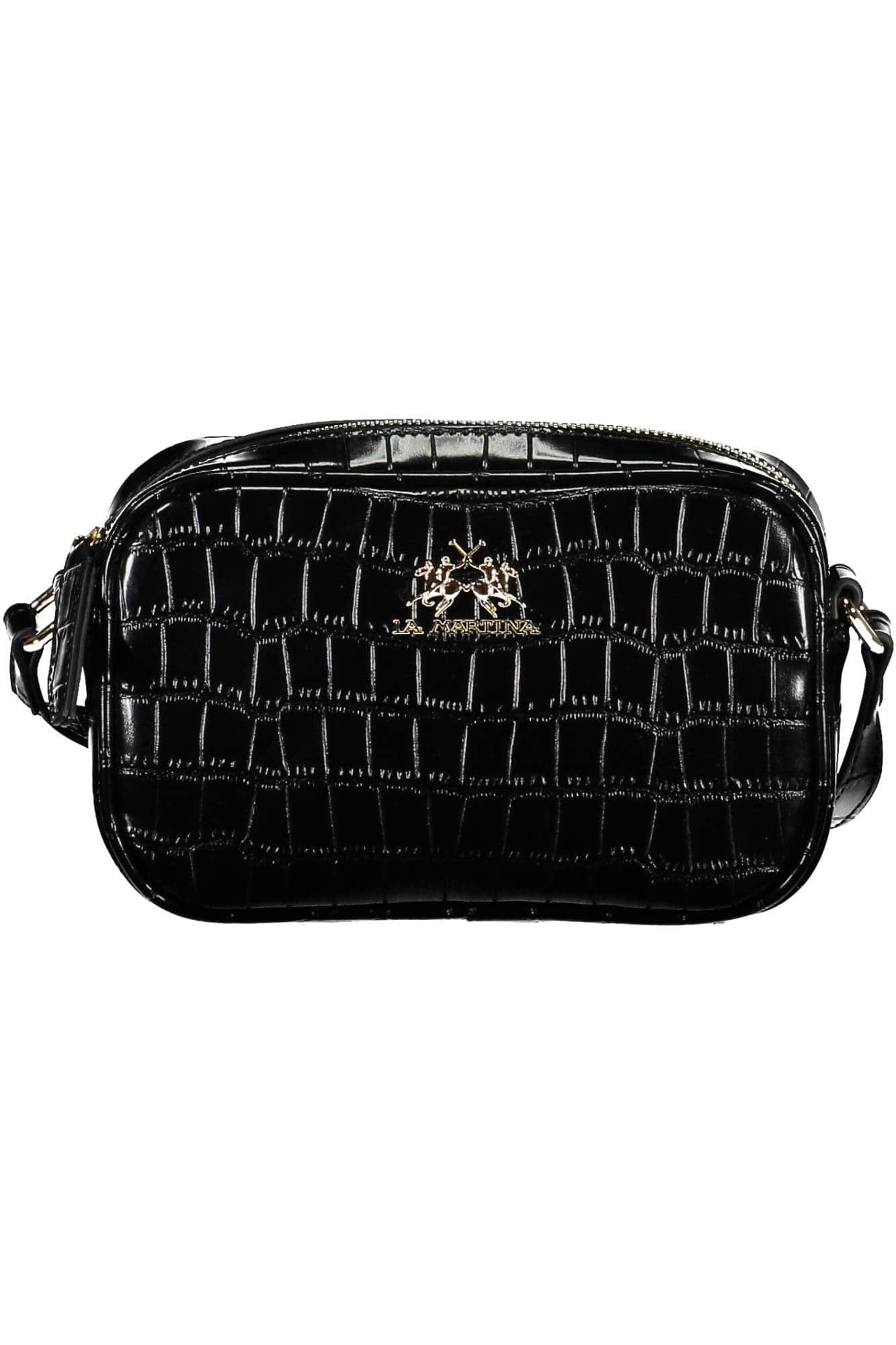 La Martina negro mujer bolso