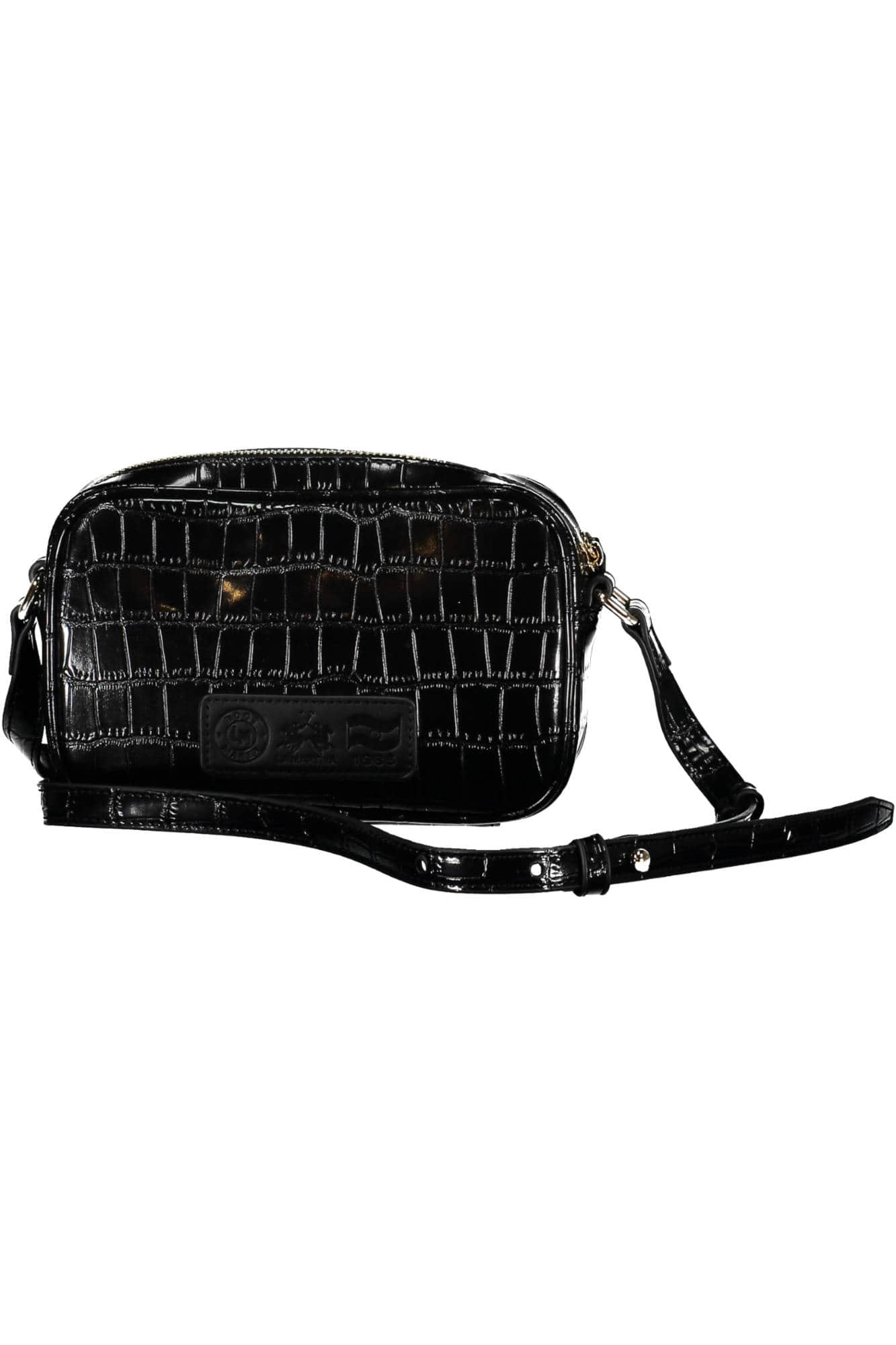 La Martina negro mujer bolso