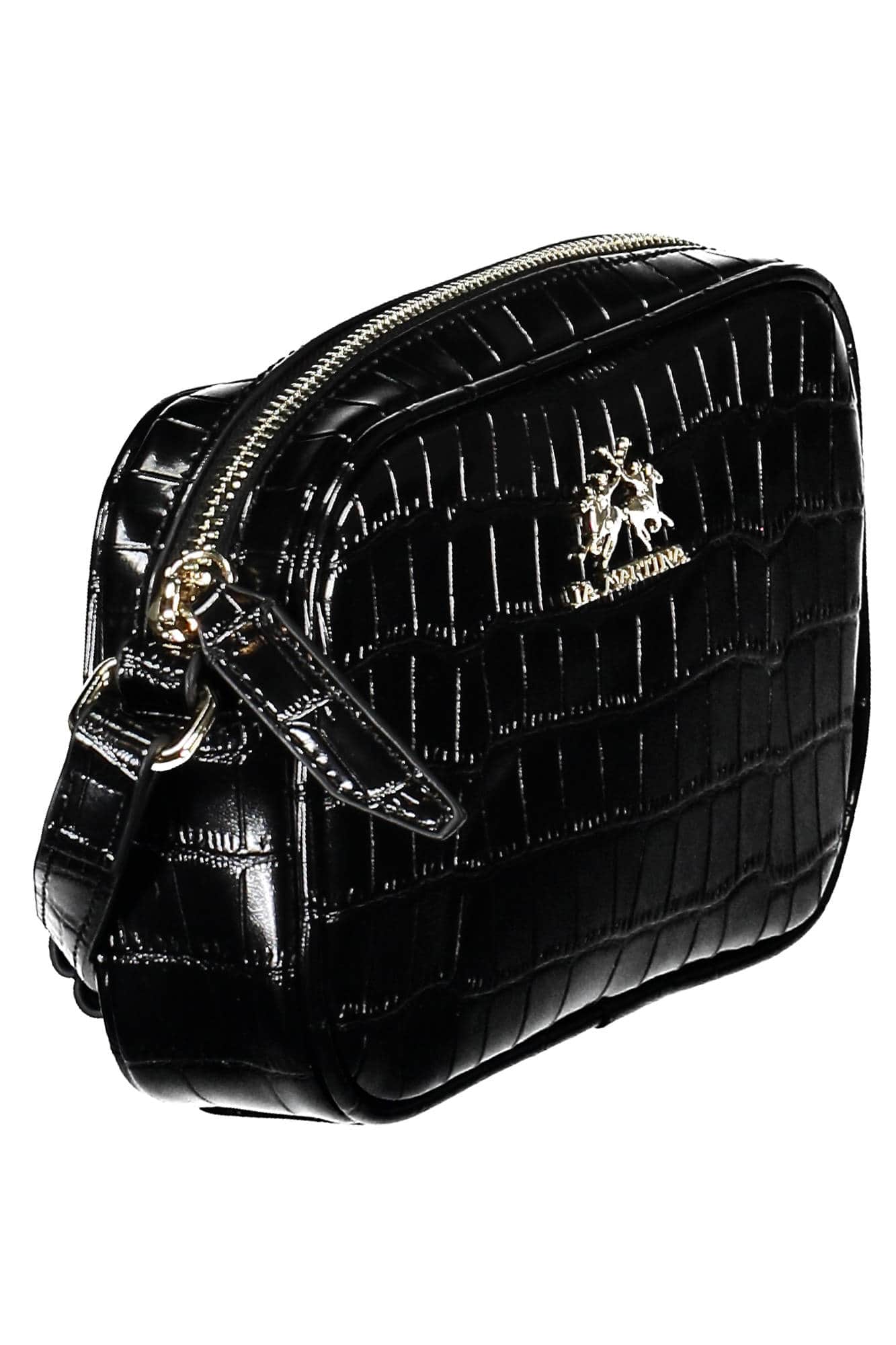 La Martina negro mujer bolso