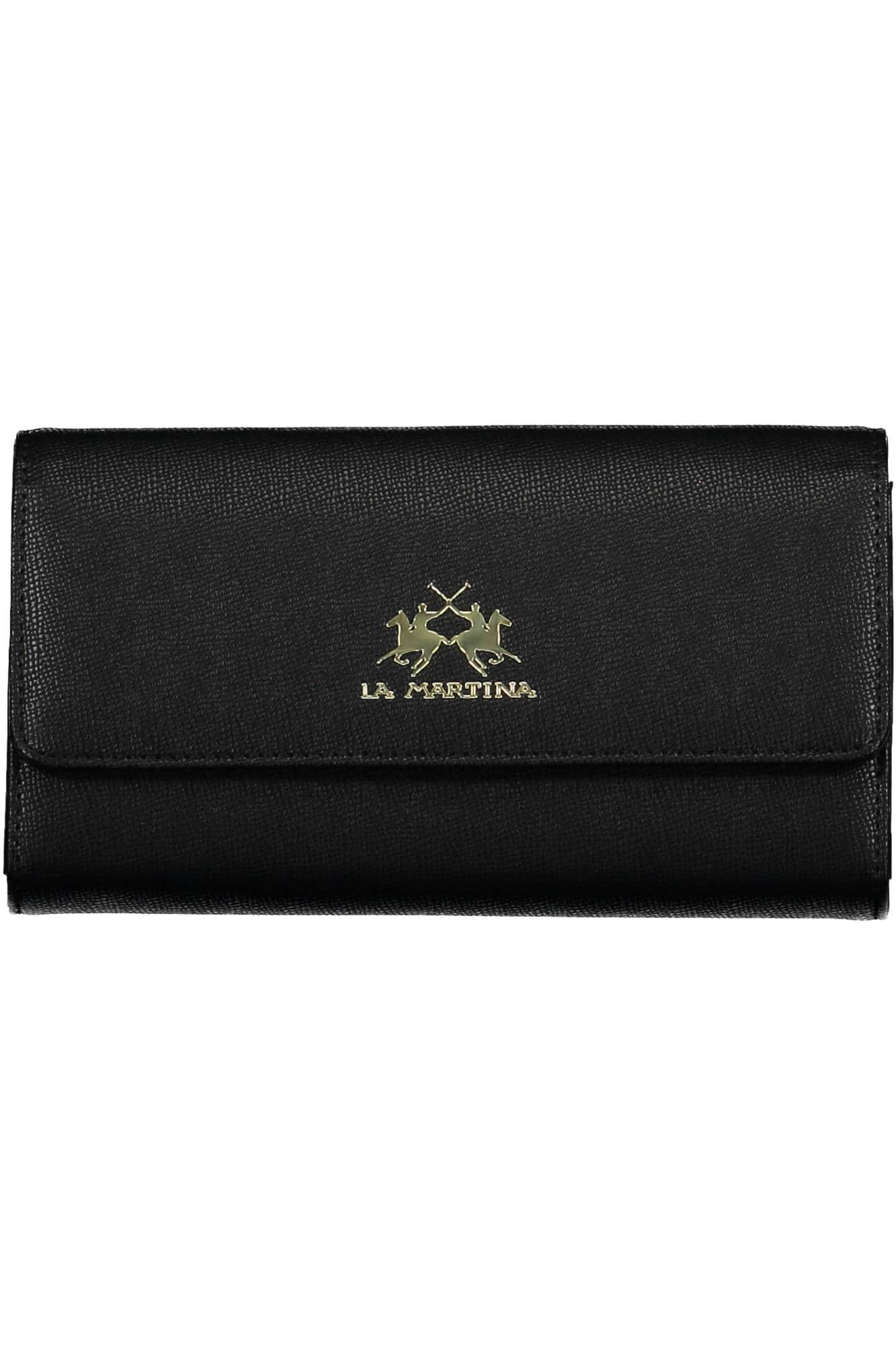 La Martina mujer cartera negro