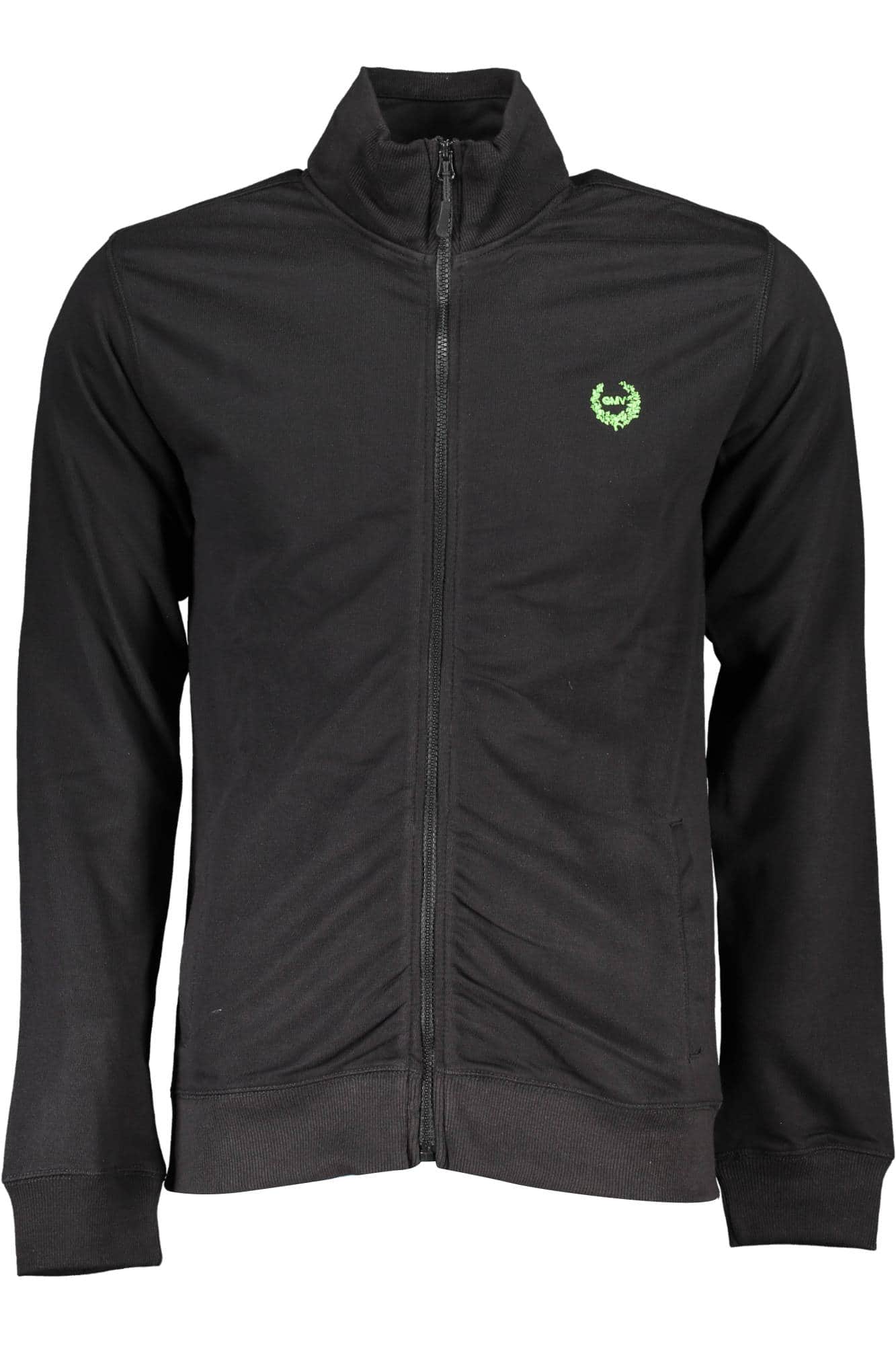 Gian Marco Venturi hombre negro con cremallera sudadera