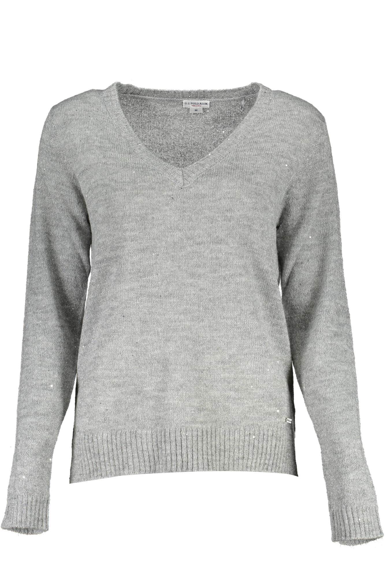 US Polo Assn. mujer plateado jersey