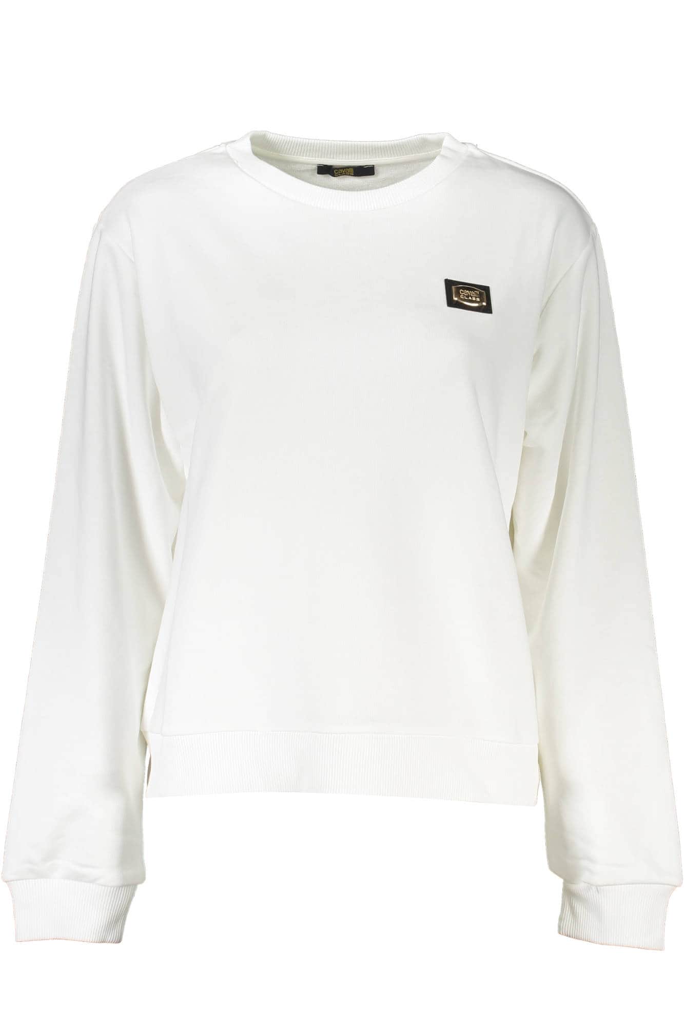 Cavalli Class sudadera sin cremallera mujer blanco