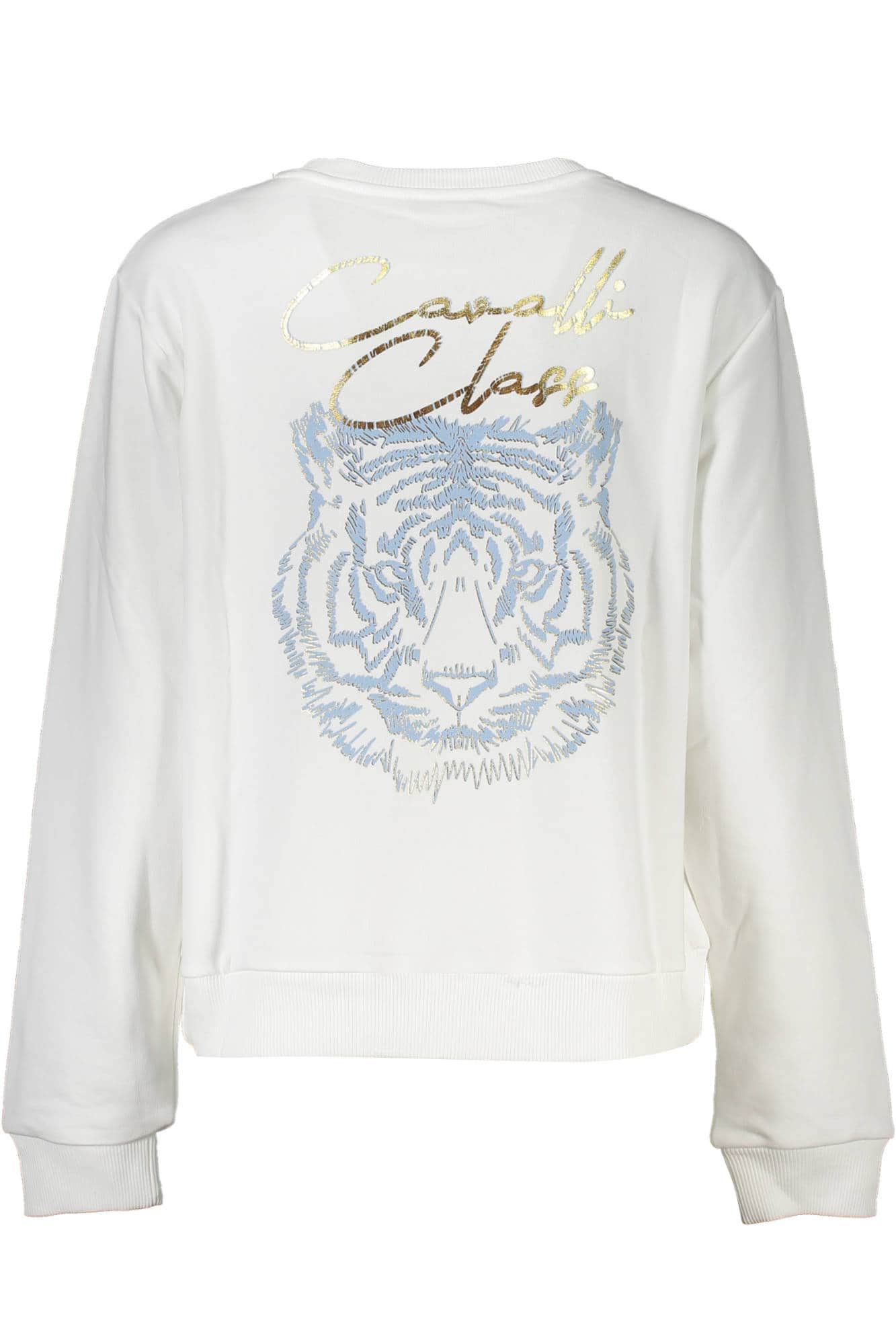 Cavalli Class sudadera sin cremallera mujer blanco