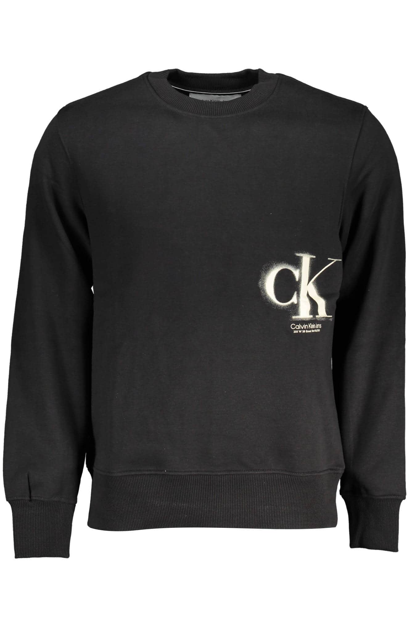 Calvin Klein sudadera sin cremallera negro hombre