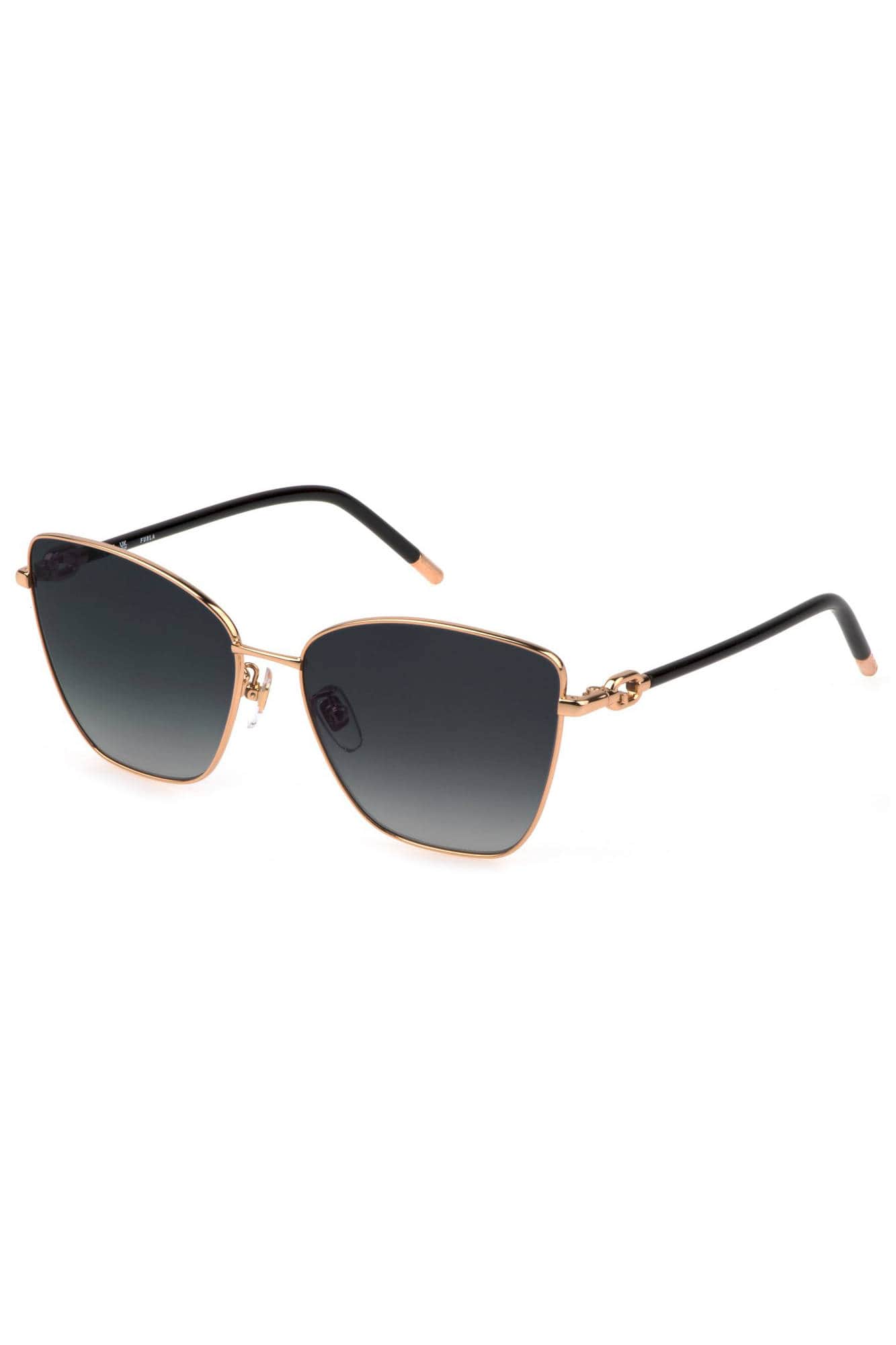 Furla dorado gafas de sol para mujer