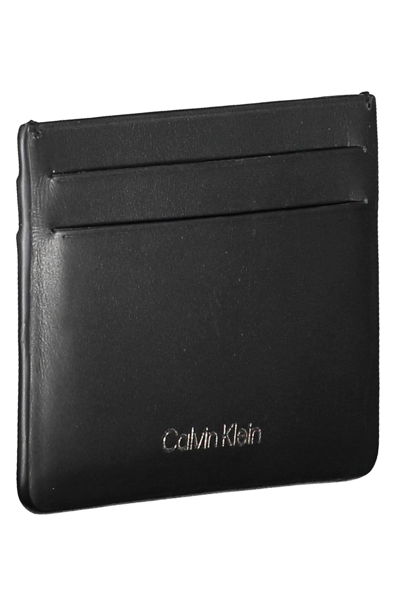 Calvin Klein negro hombre cartera