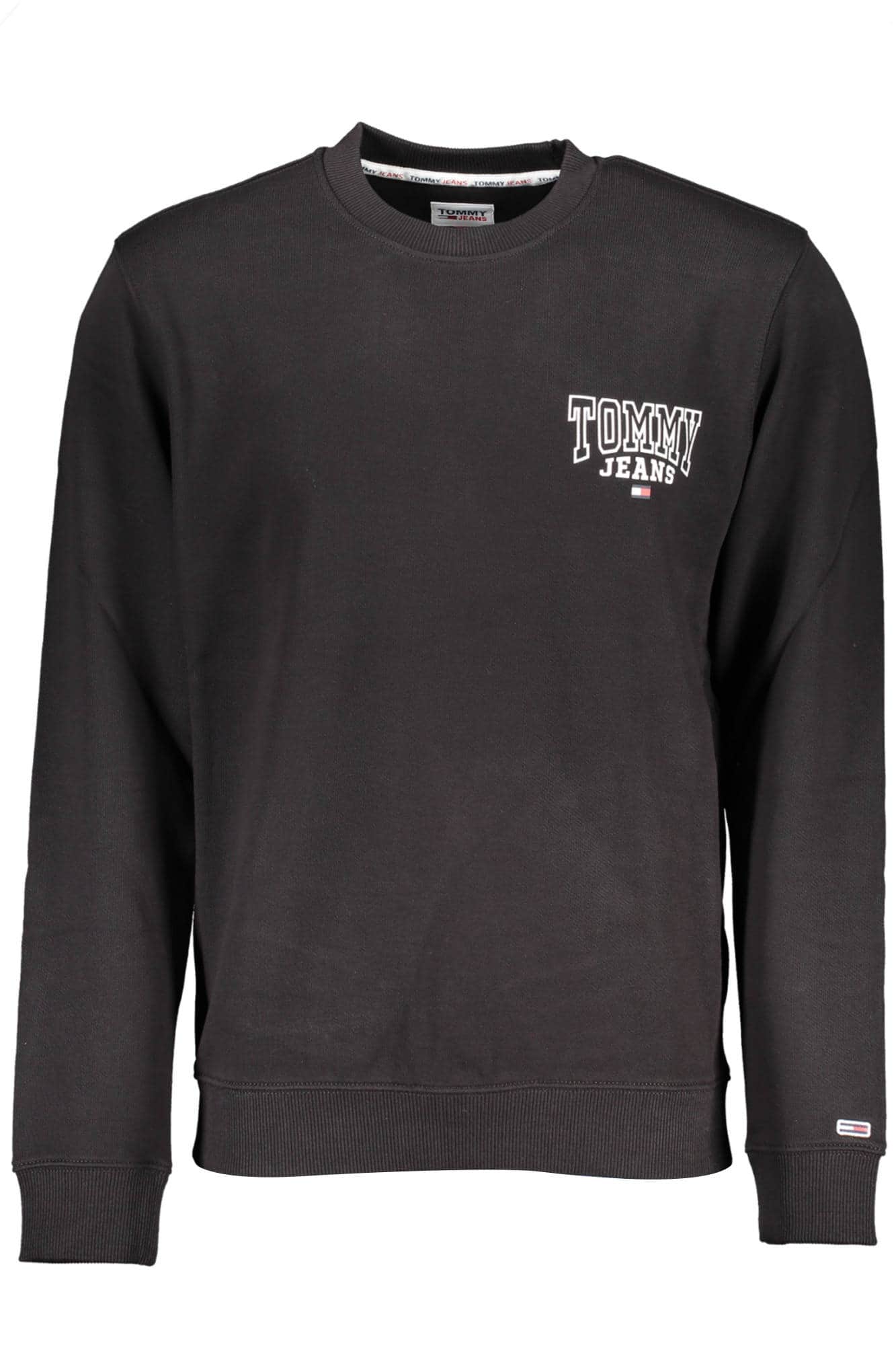 Tommy Hilfiger sudadera sin cremallera negro hombre