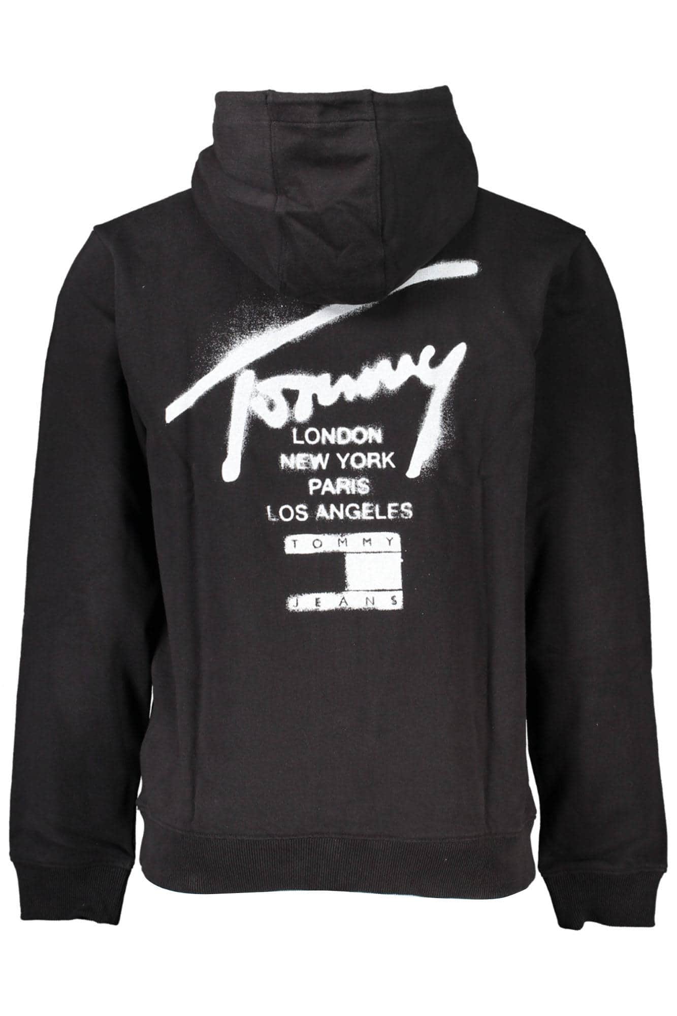 Tommy Hilfiger hombre negro con cremallera sudadera