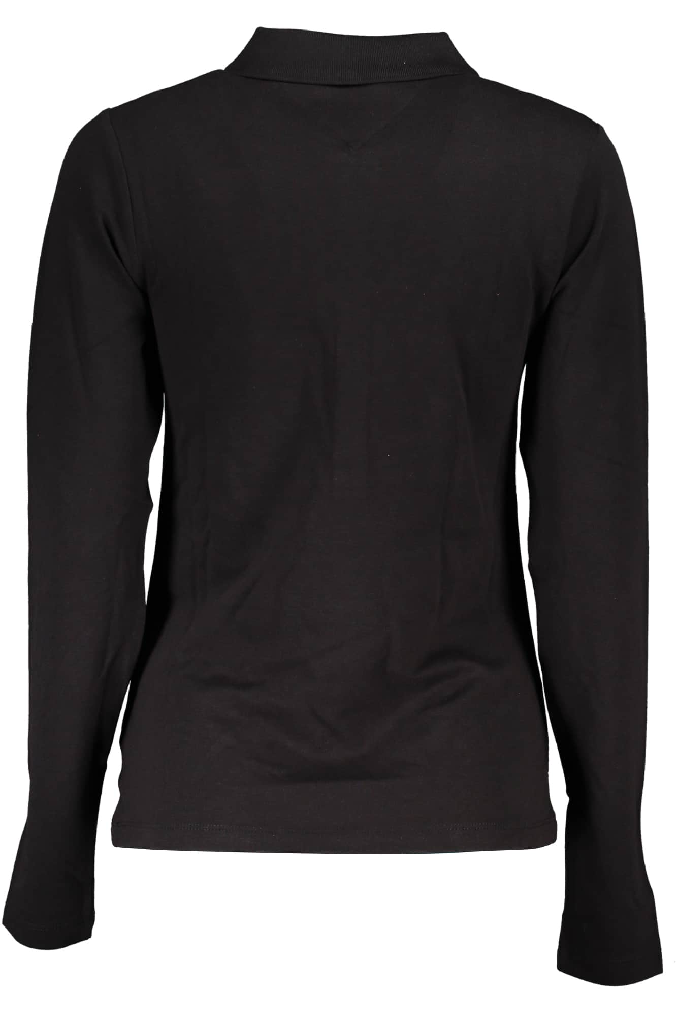 Tommy Hilfiger mujer manga larga polo negro