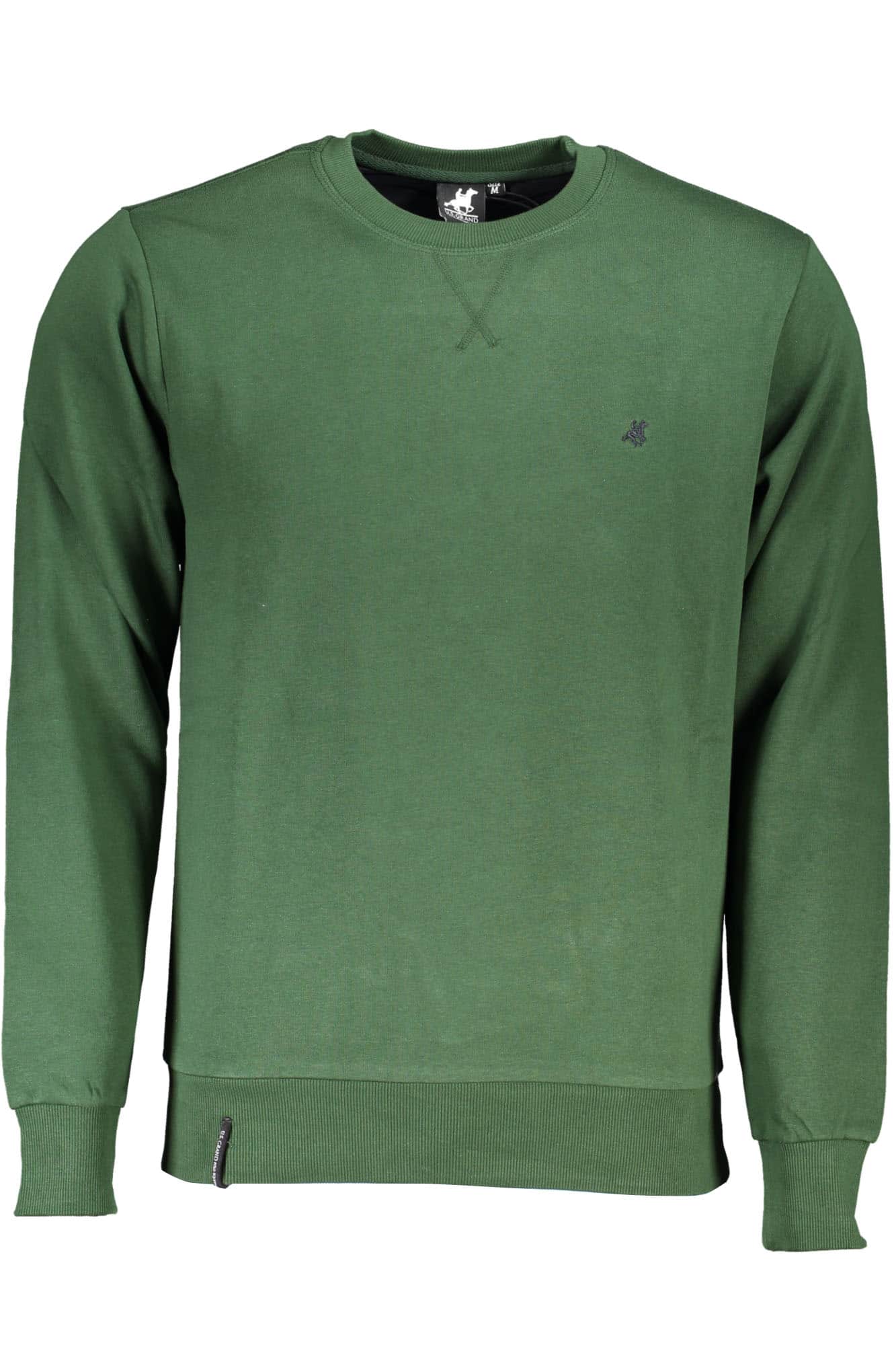 US Grand hombre azul con cremallera sudadera