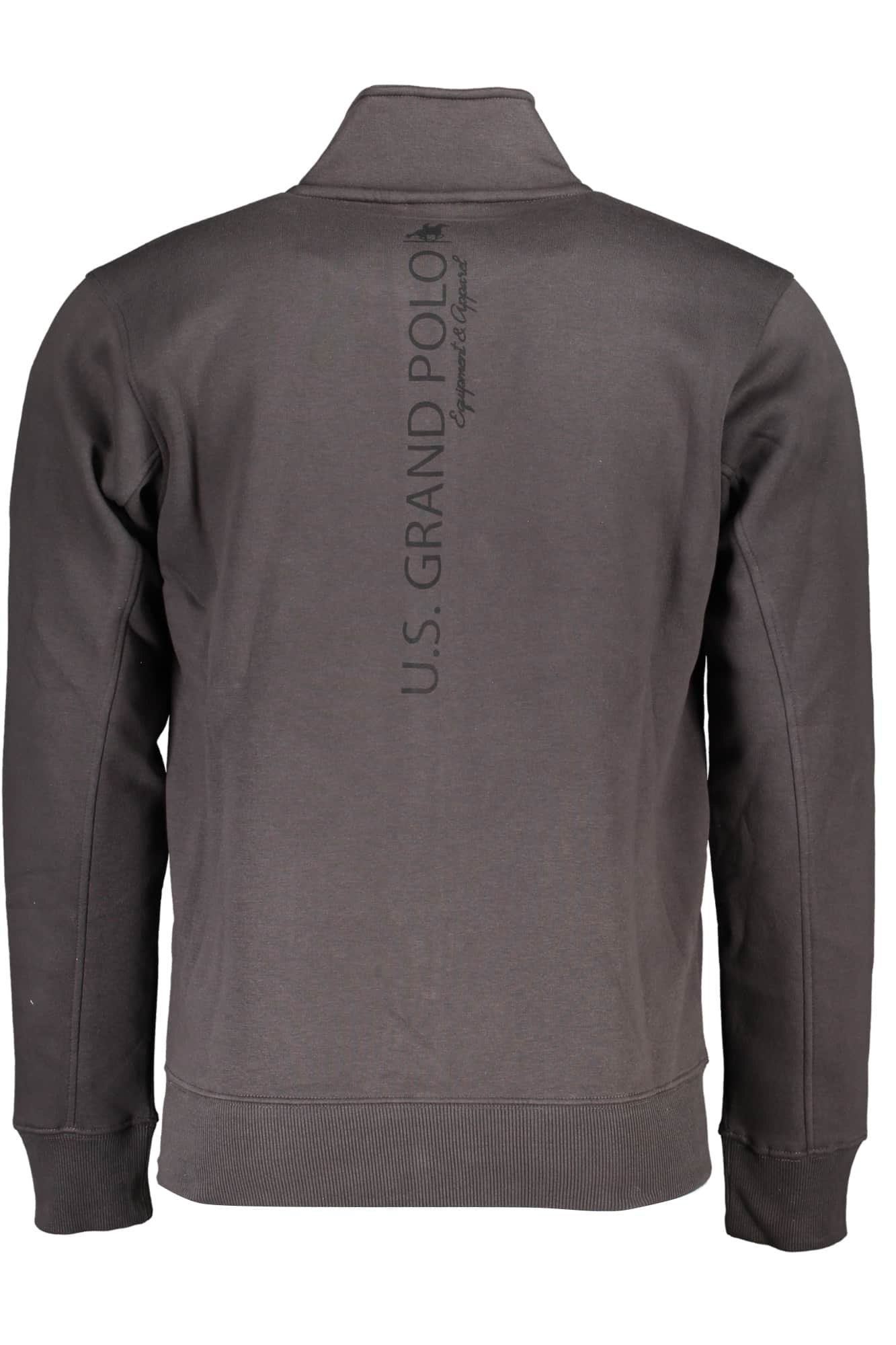 US Grand hombre blanco con cremallera sudadera