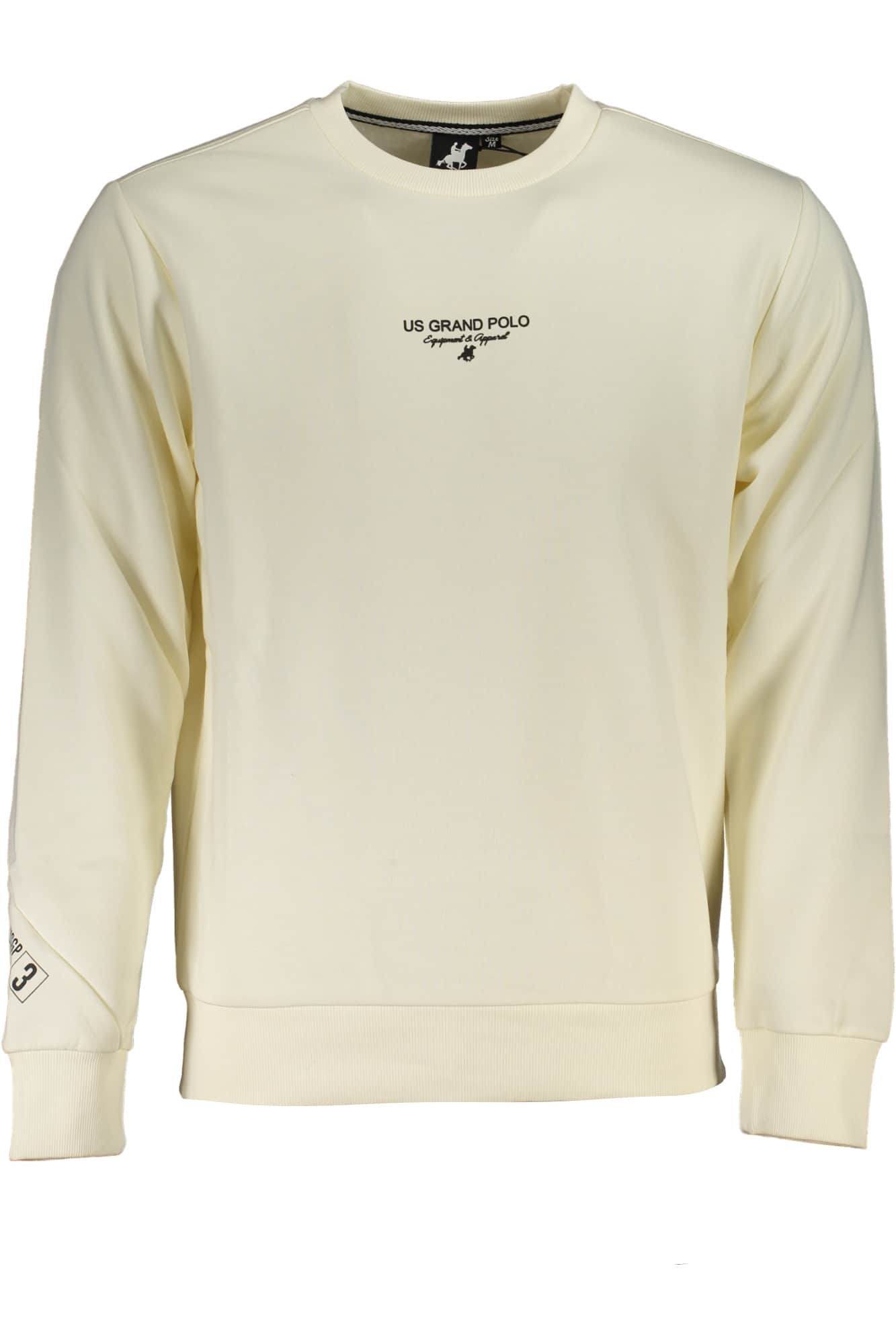 US Grand hombre gris con cremallera sudadera