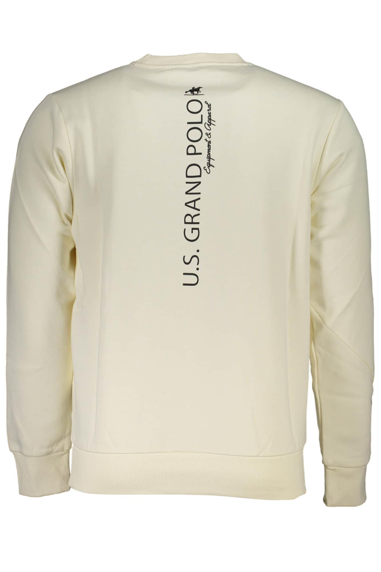 US Grand hombre gris con cremallera sudadera