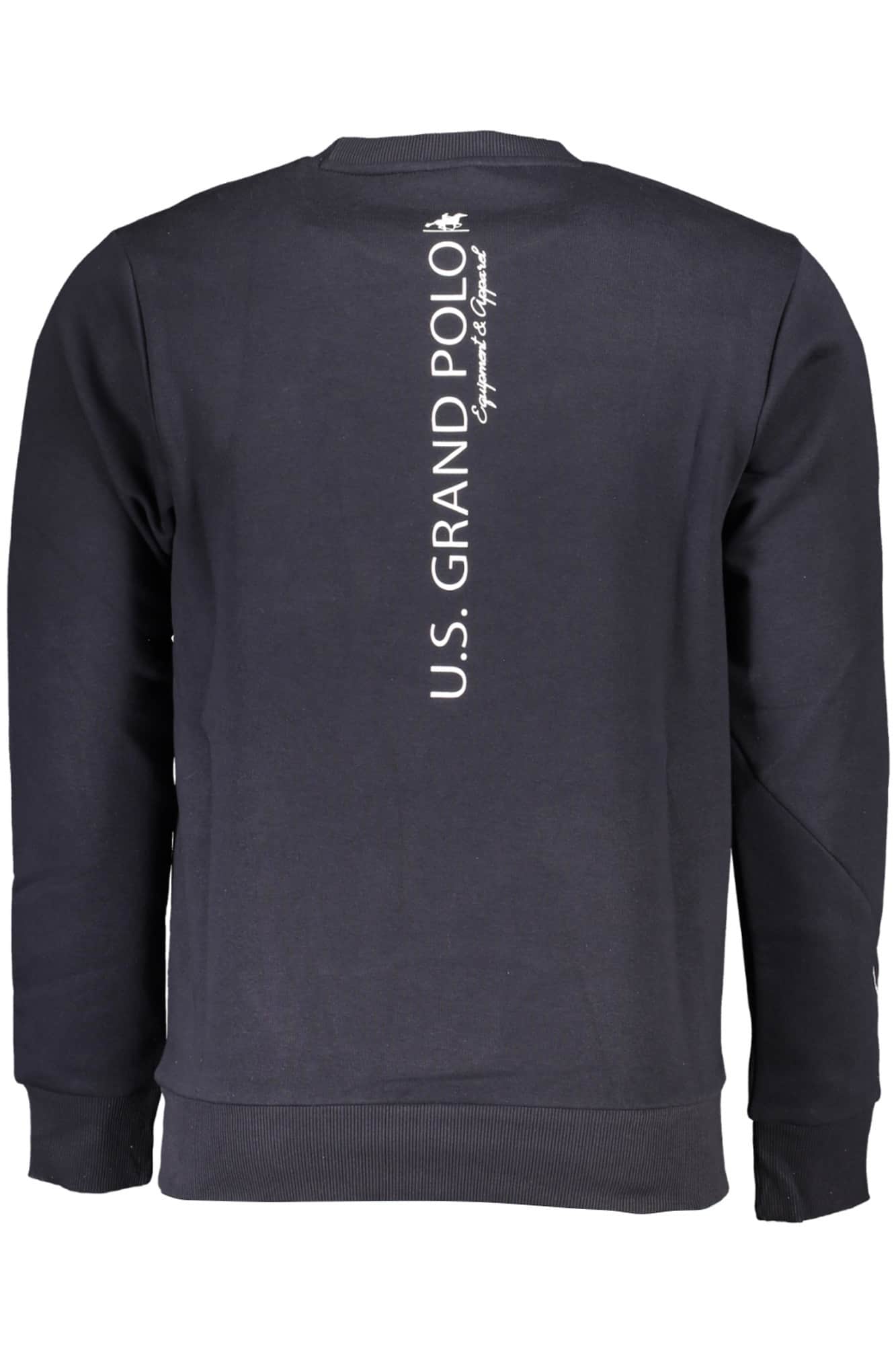 US Grand hombre gris con cremallera sudadera