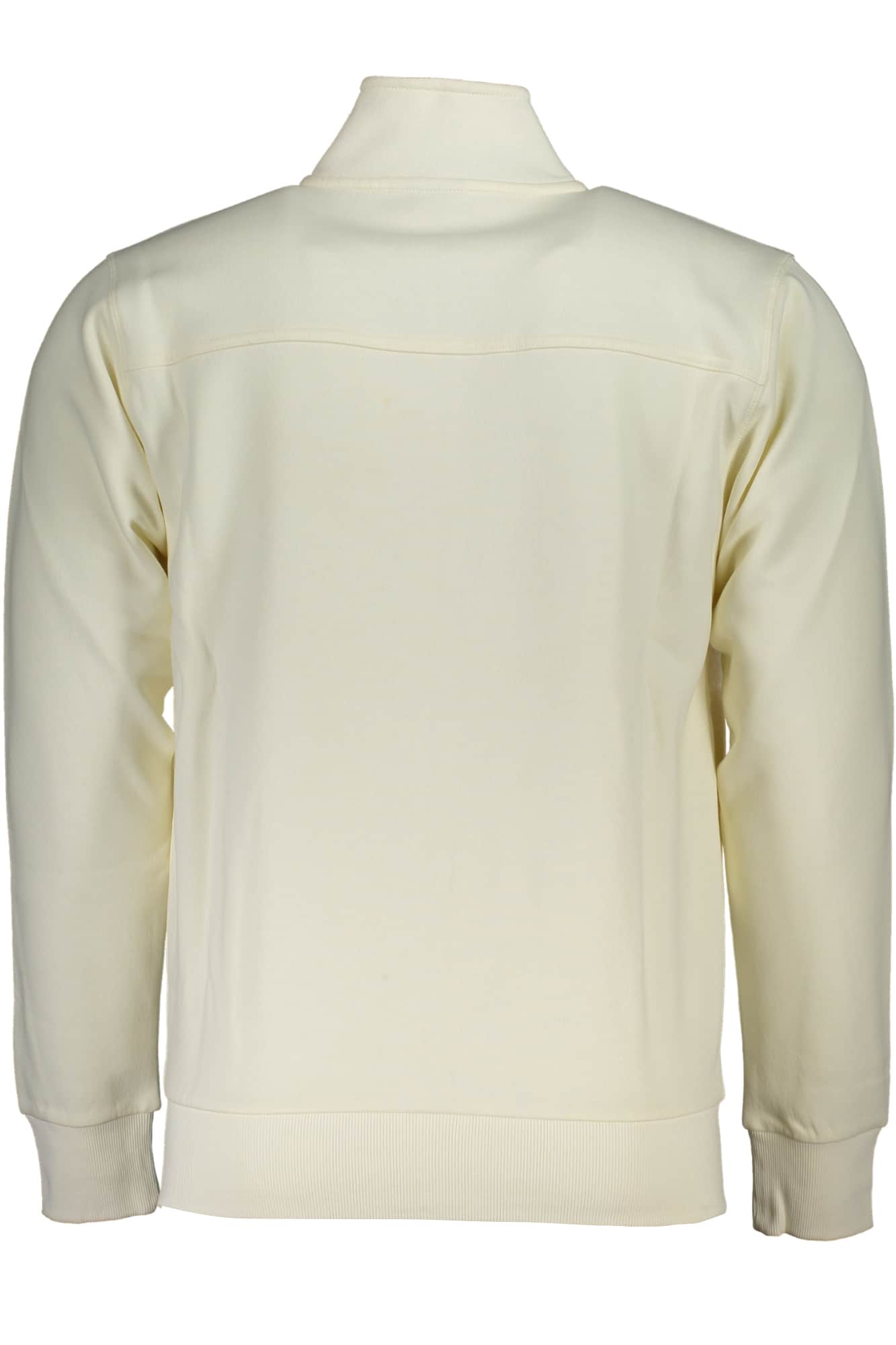 US Grand hombre blanco con cremallera sudadera