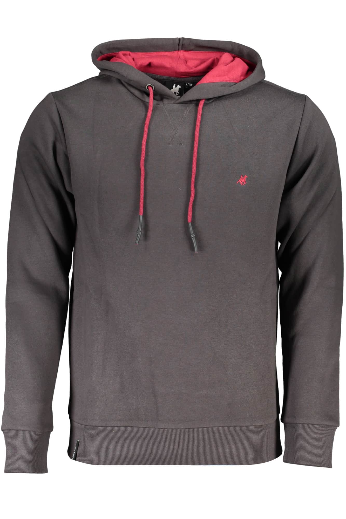 US Grand hombre azul con cremallera sudadera