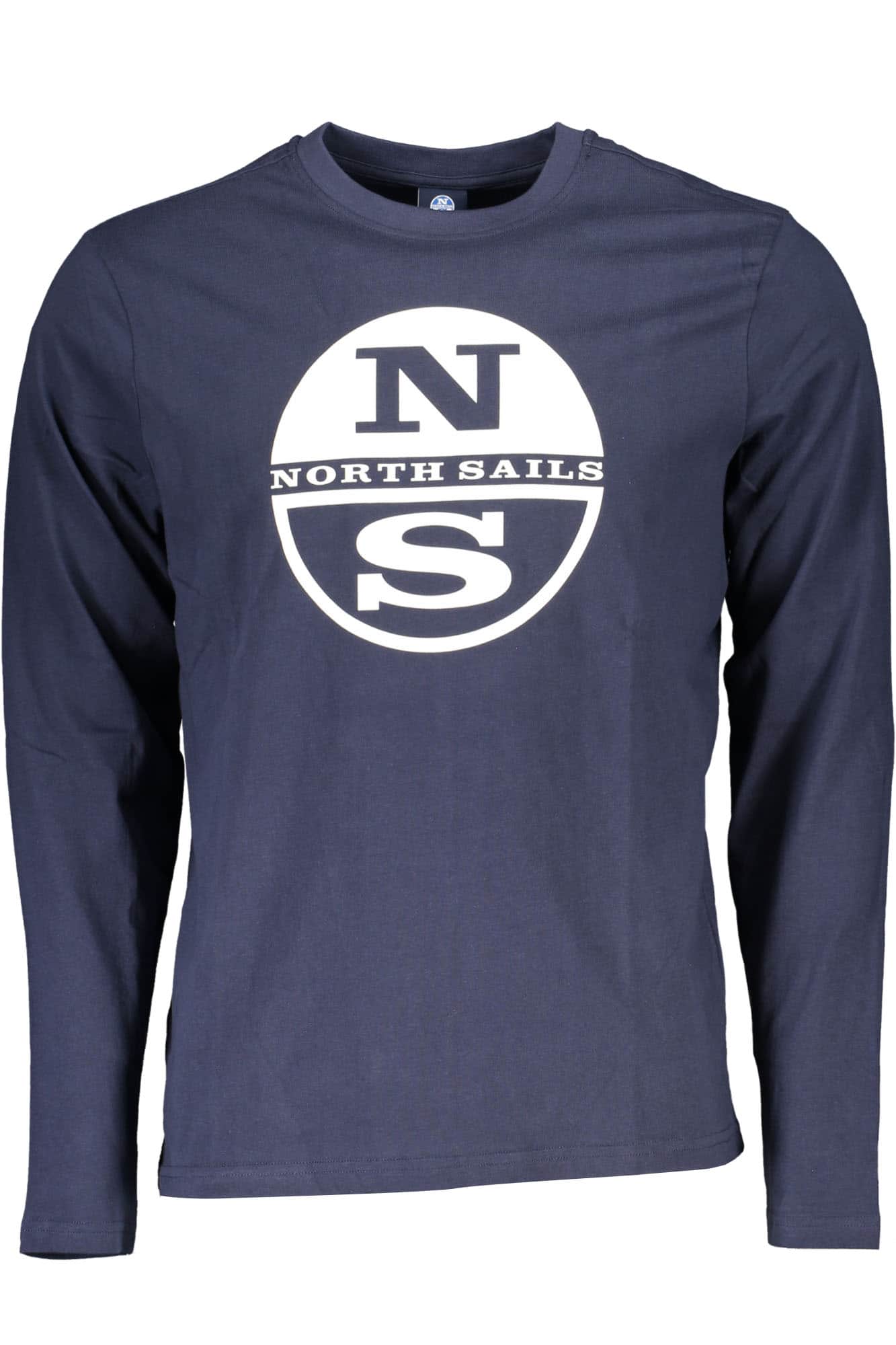 North Sails hombre manga larga t-camisa azul