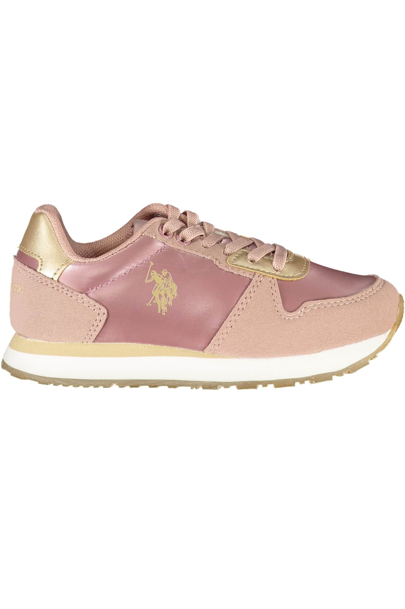 US Polo Assn. plateado zapatillas deportivas para niños
