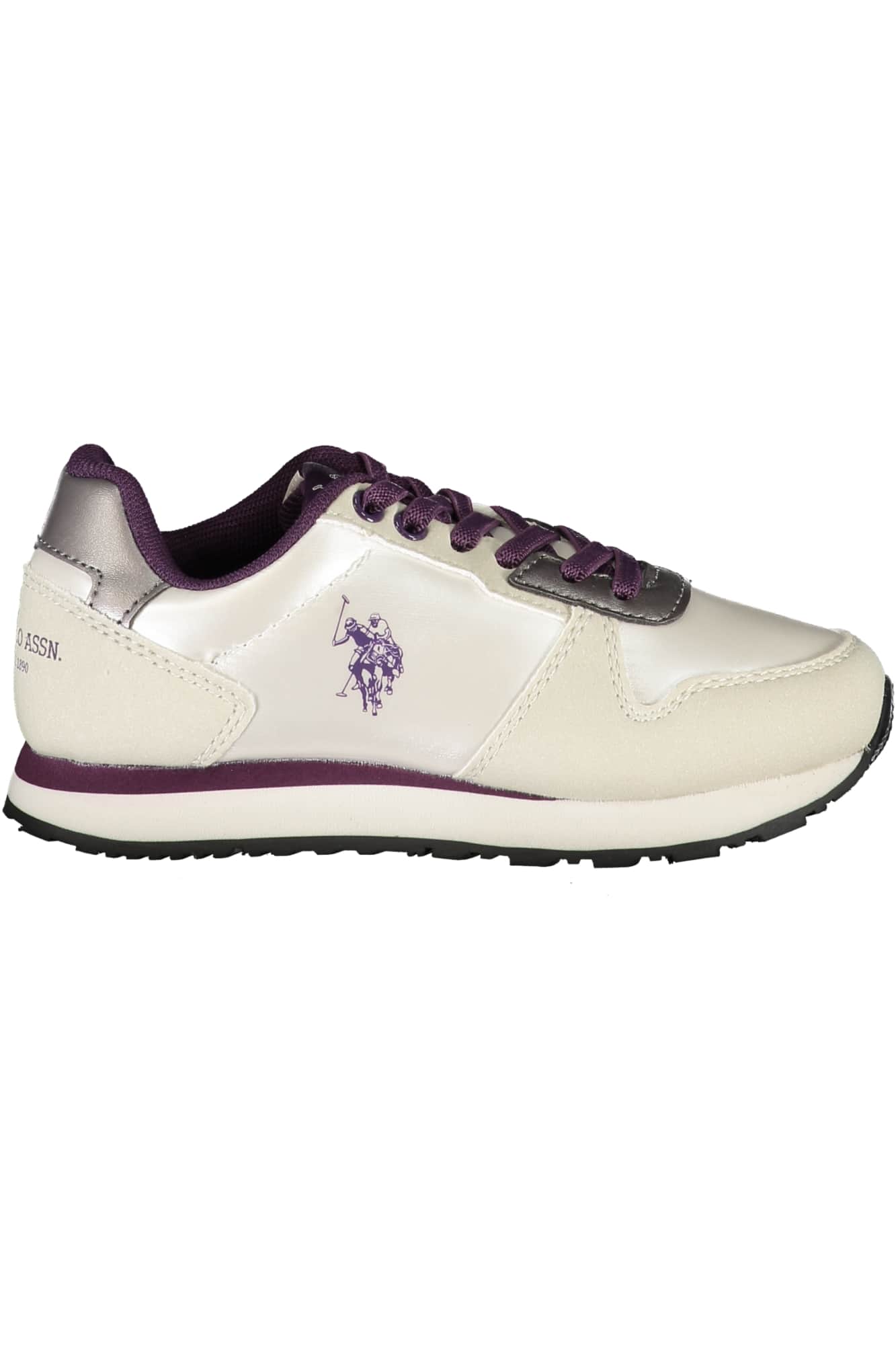 US Polo Assn. plateado zapatillas deportivas para niños