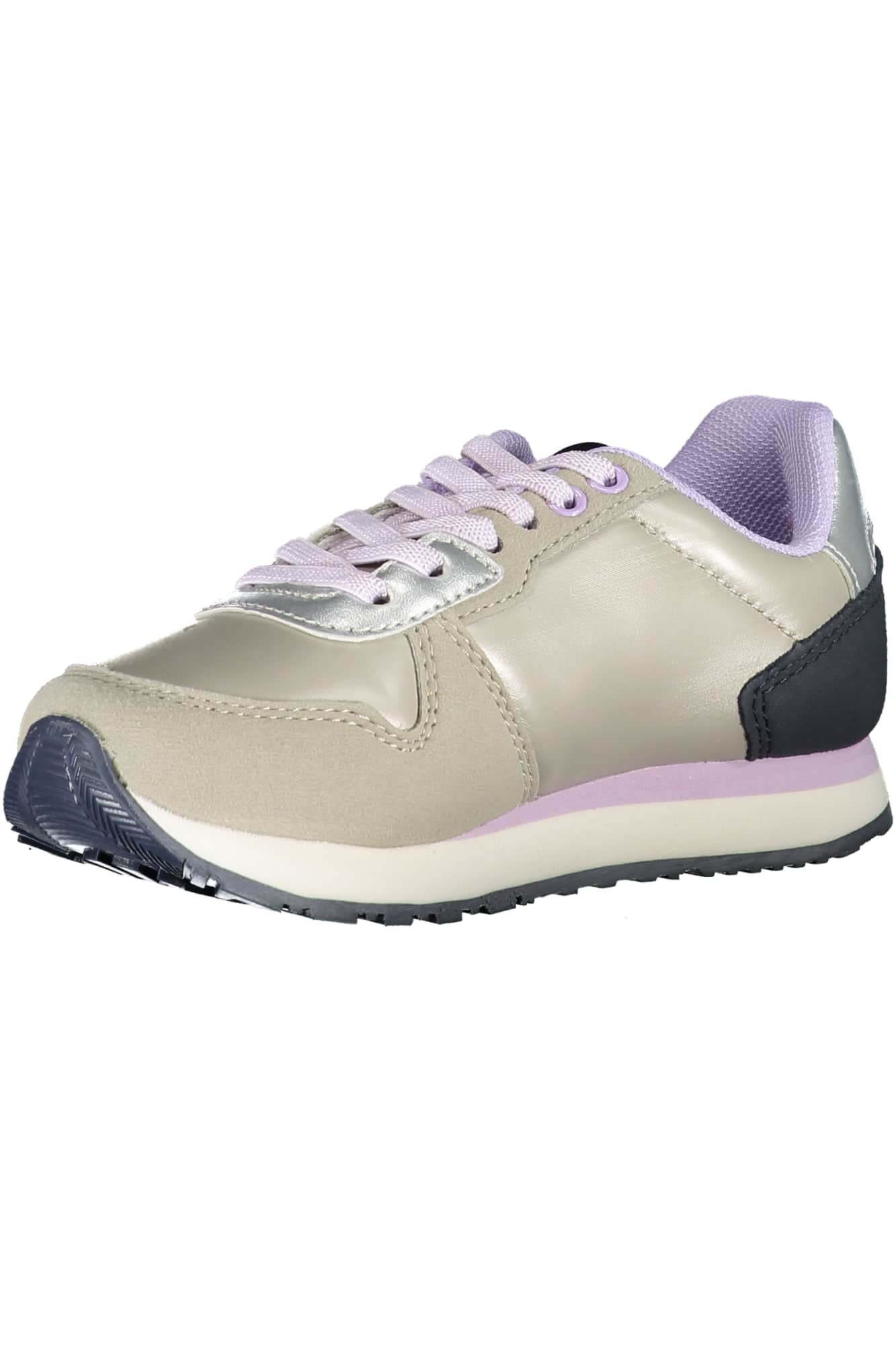 US Polo Assn. plateado zapatillas deportivas para niños