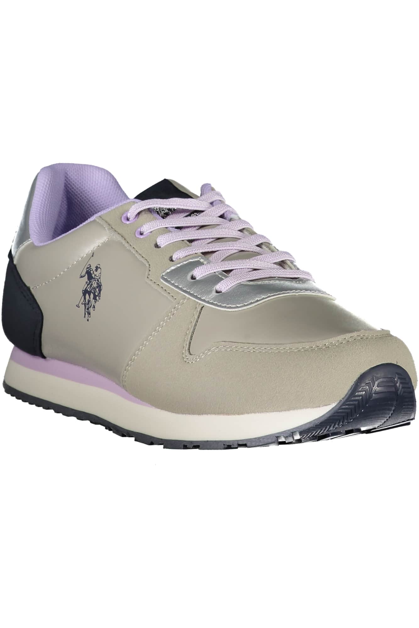 US Polo Assn. plateado mujer zapatillas deportivas
