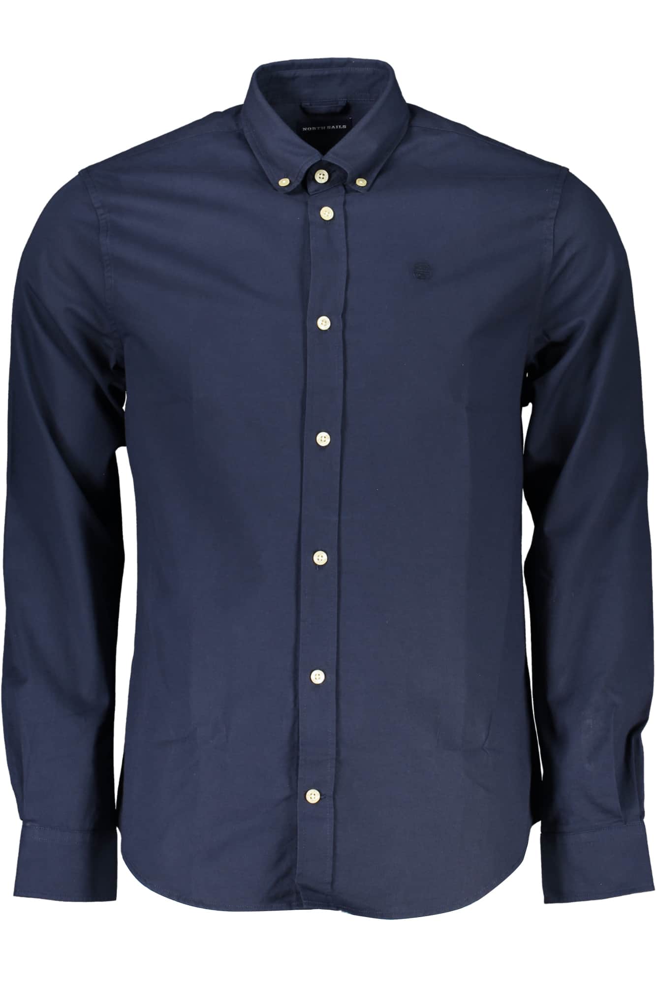North Sails hombre manga larga camisa azul