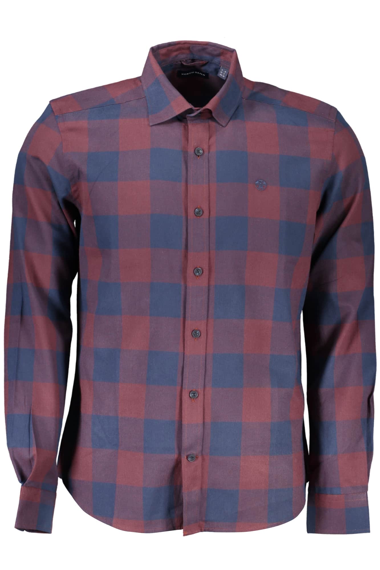 North Sails hombre manga larga camisa gris