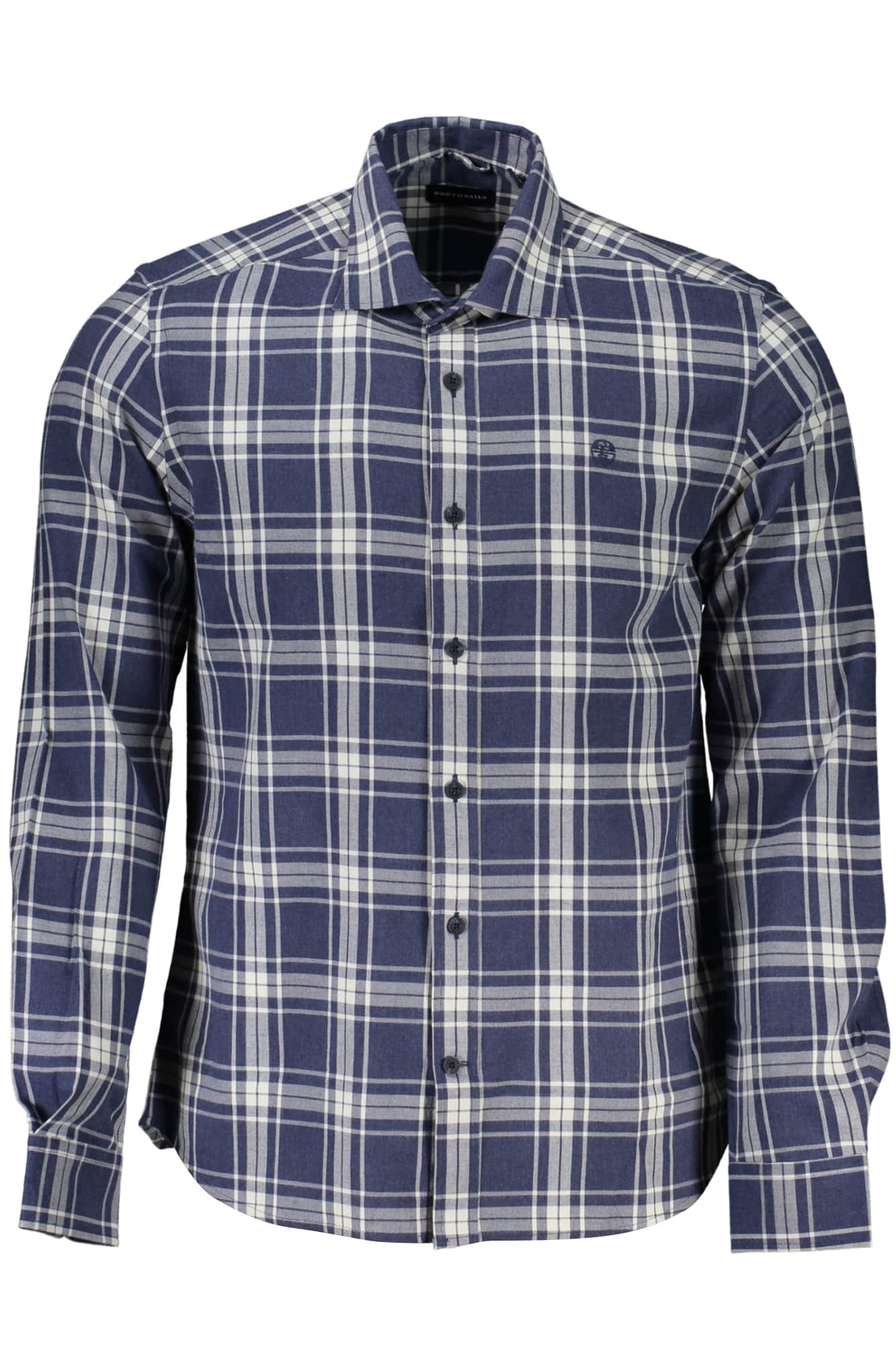 North Sails hombre manga larga camisa gris