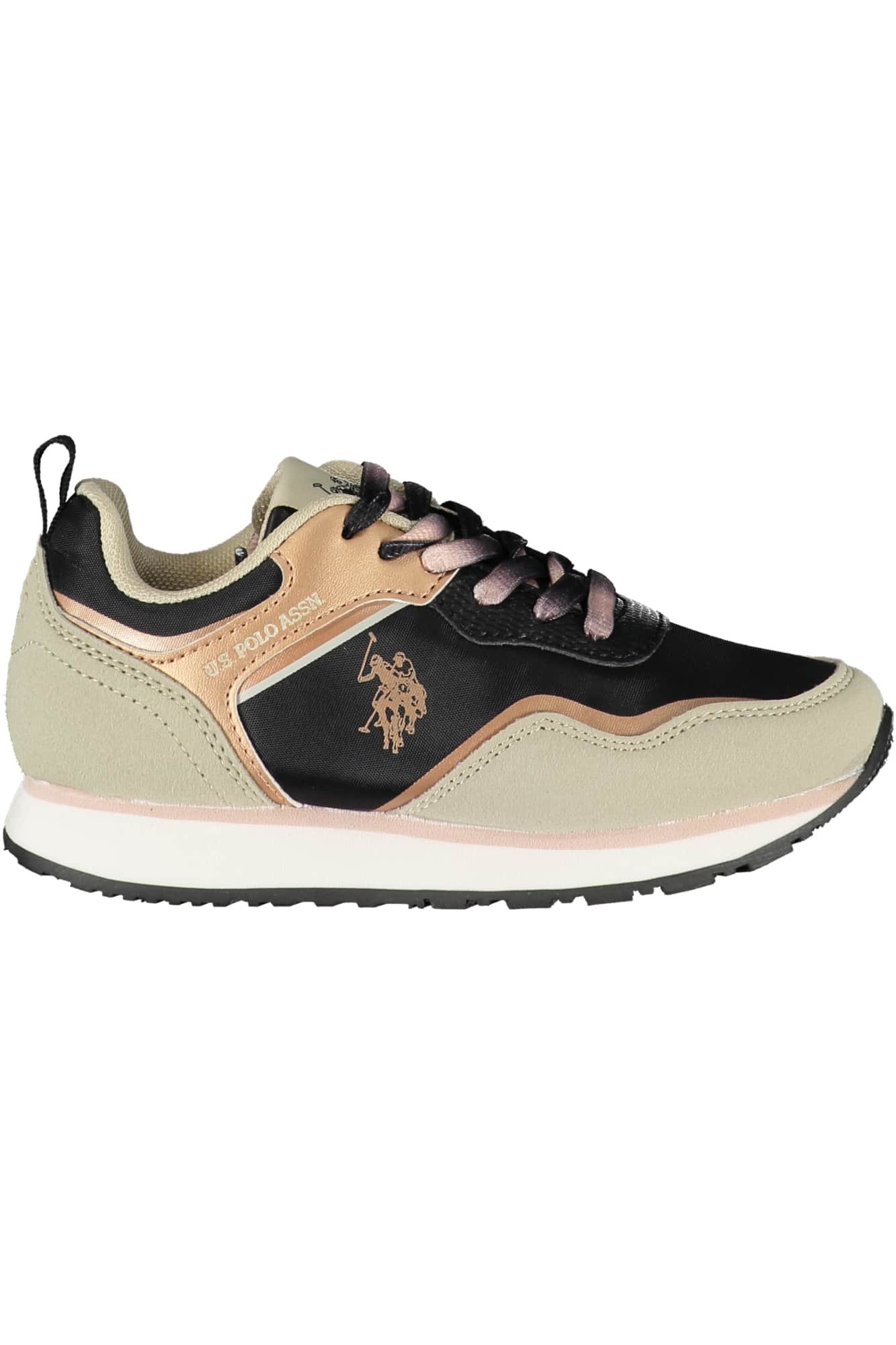 US Polo Assn. niños negro zapatillas deportivas
