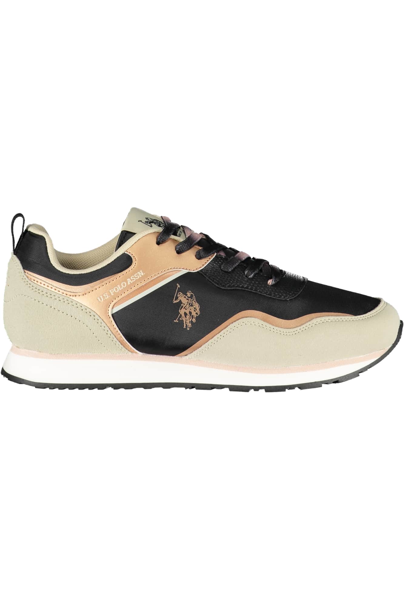 US Polo Assn. mujer negro zapatillas deportivas