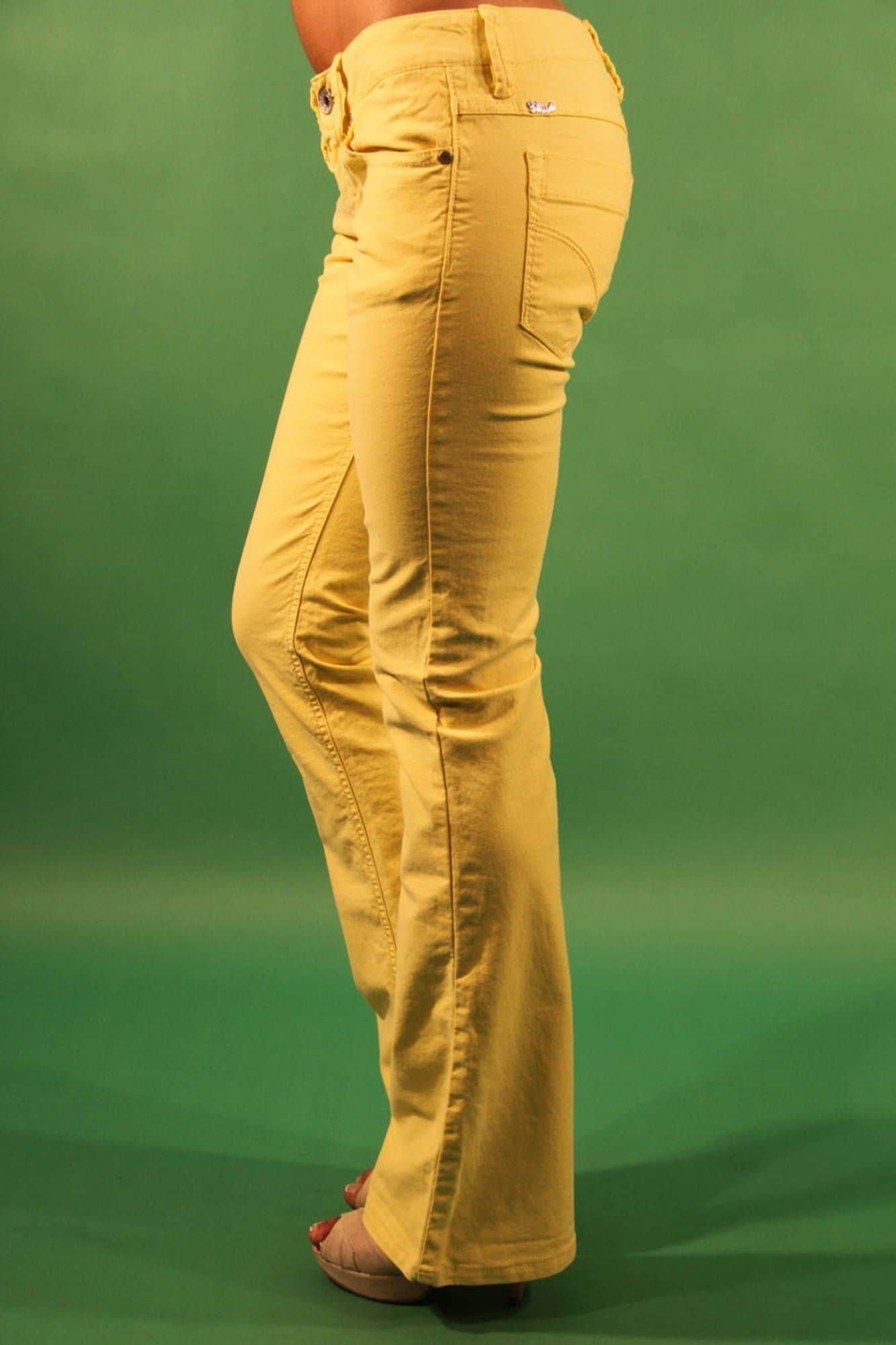 Gaudì amarillo mujer pantalón