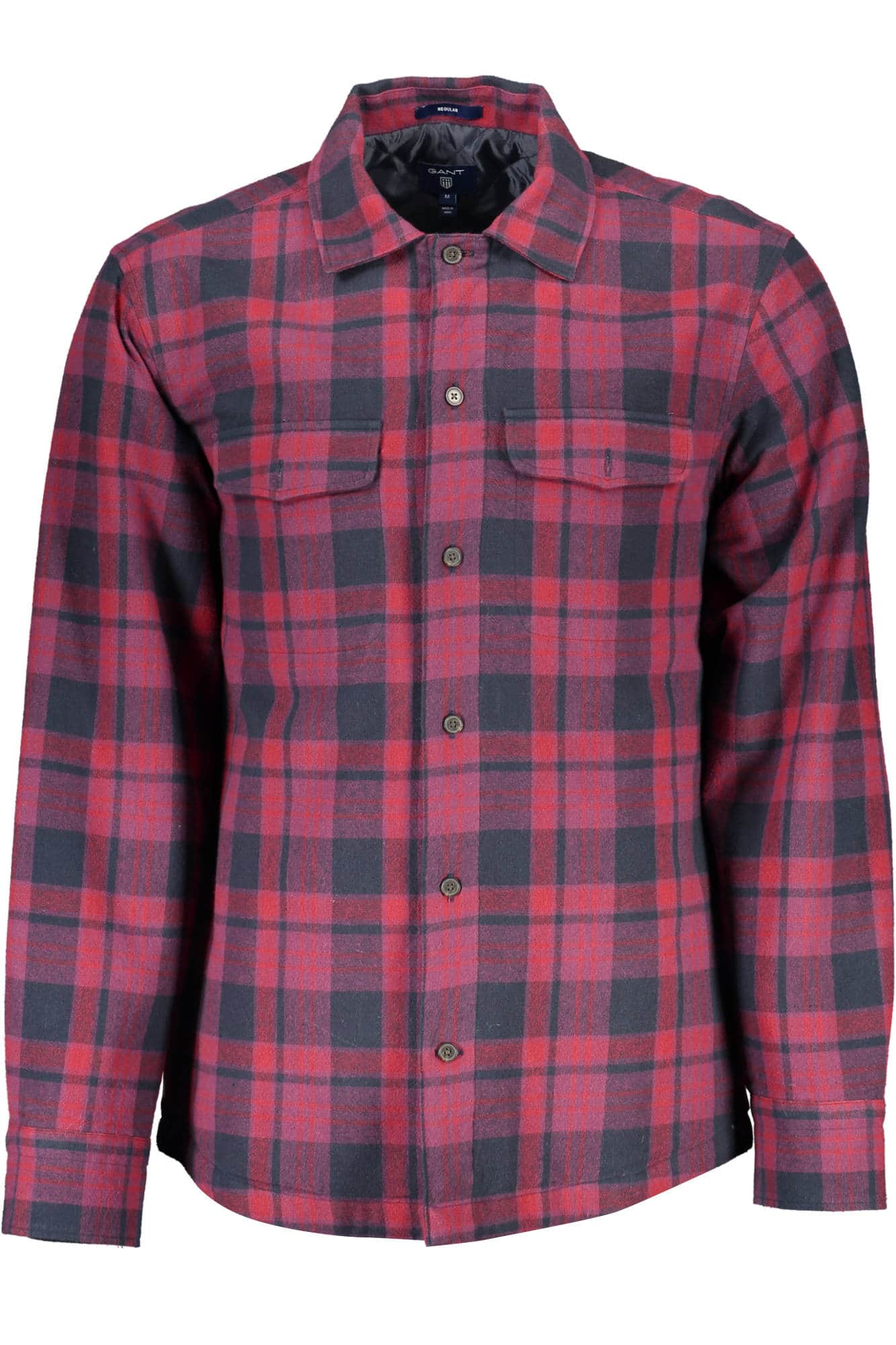 Gant hombre manga larga camisa morado