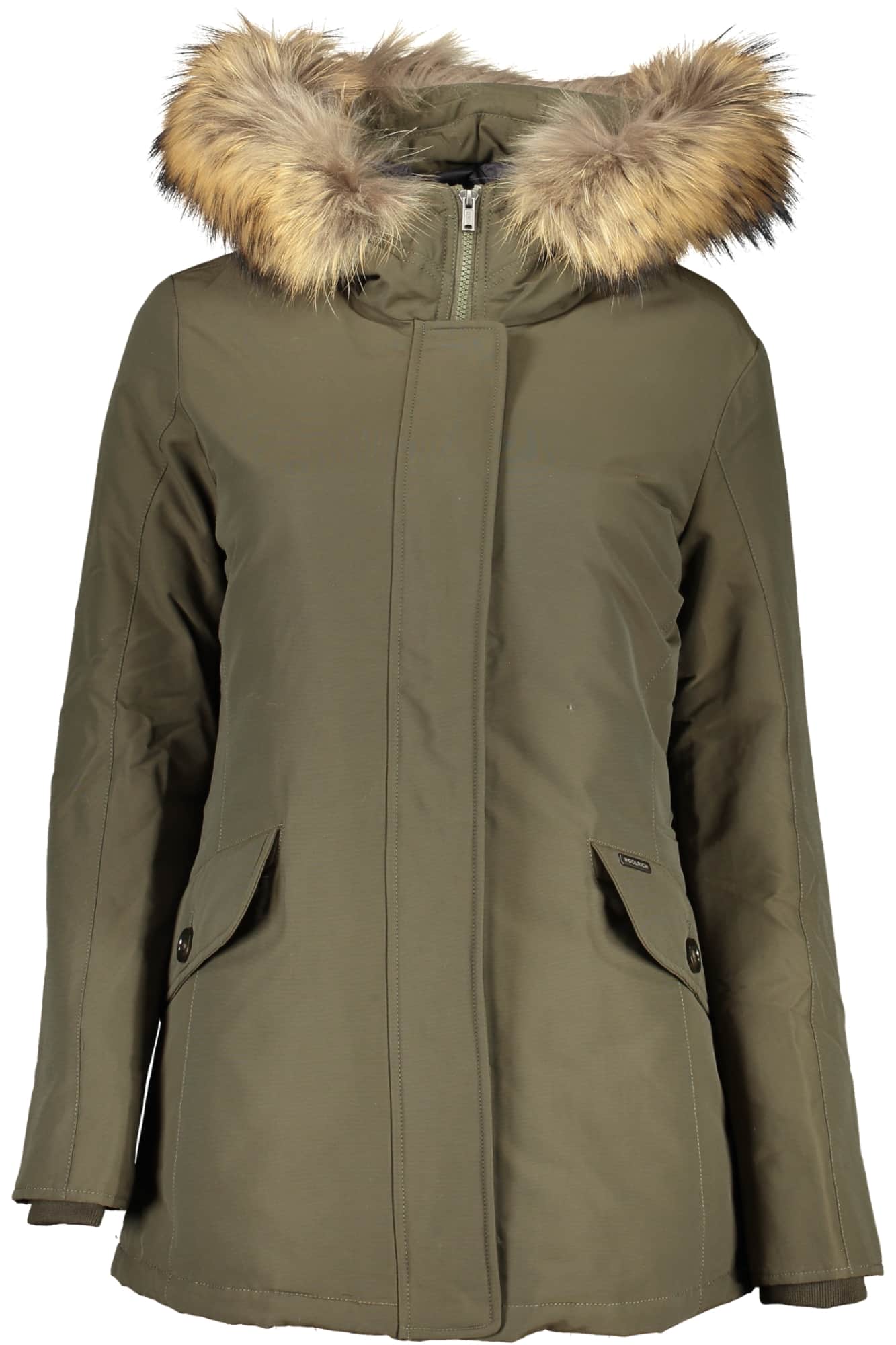 Woolrich verde mujer chaqueta