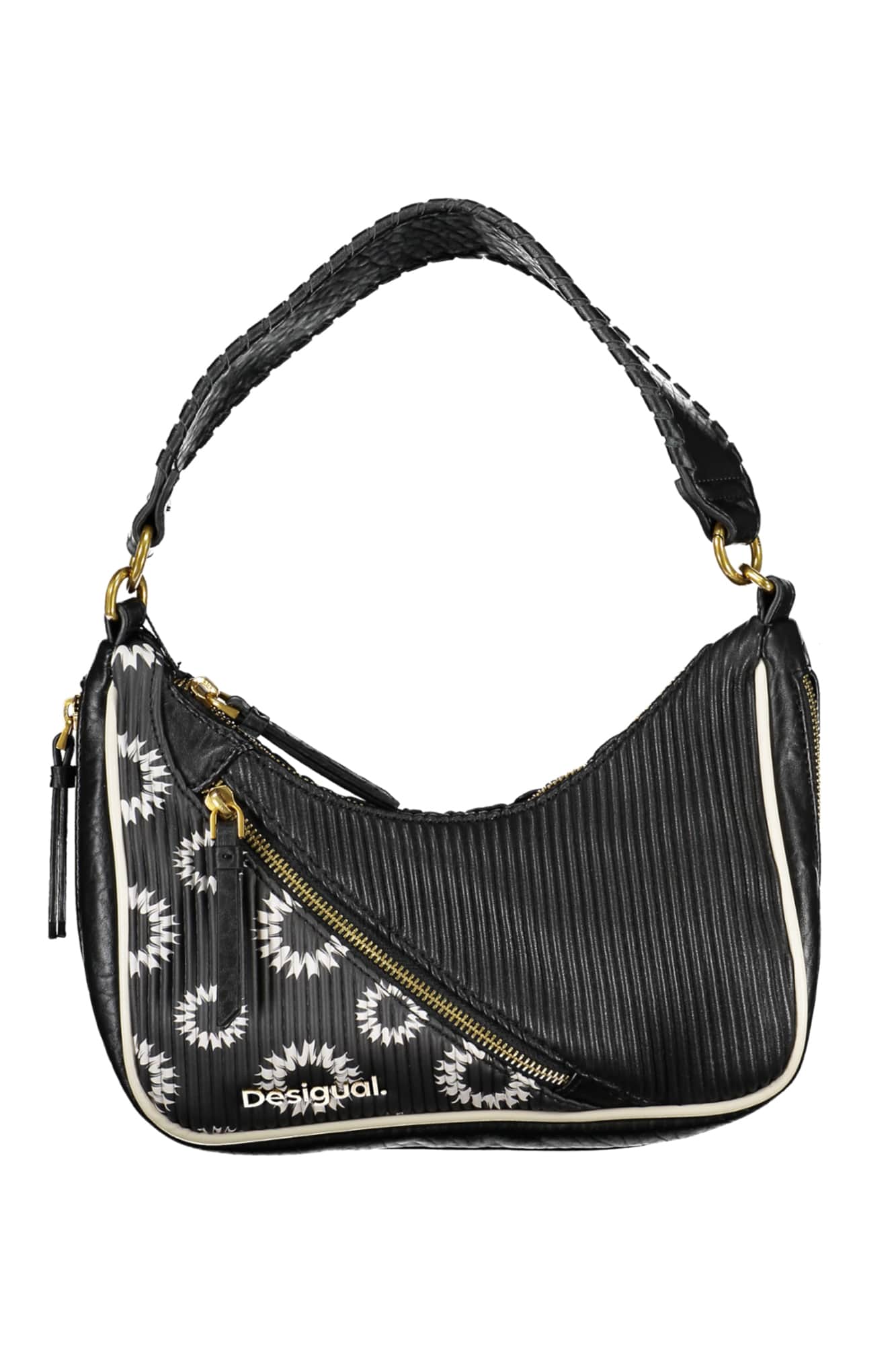 Desigual negro mujer bolso