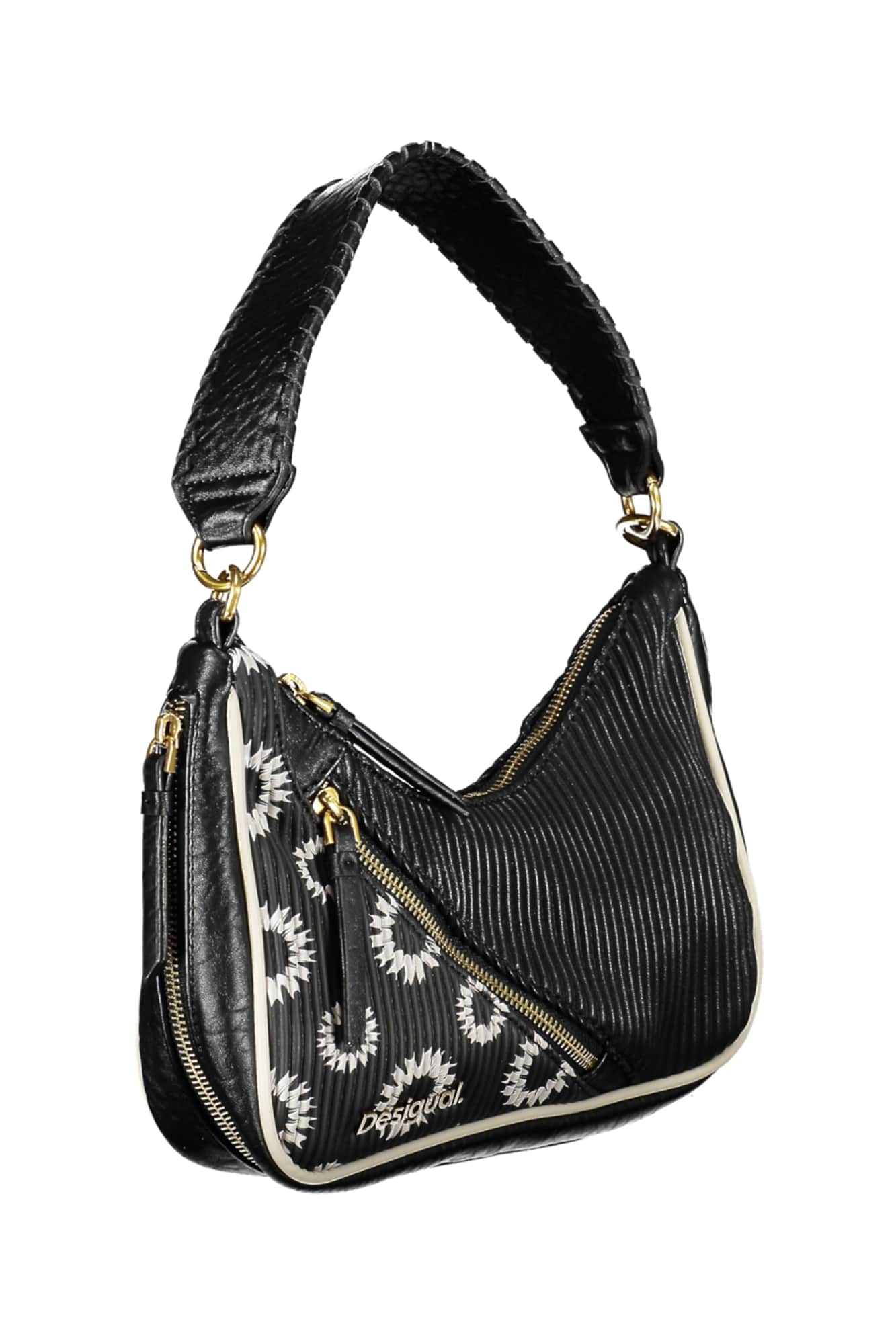 Desigual negro mujer bolso
